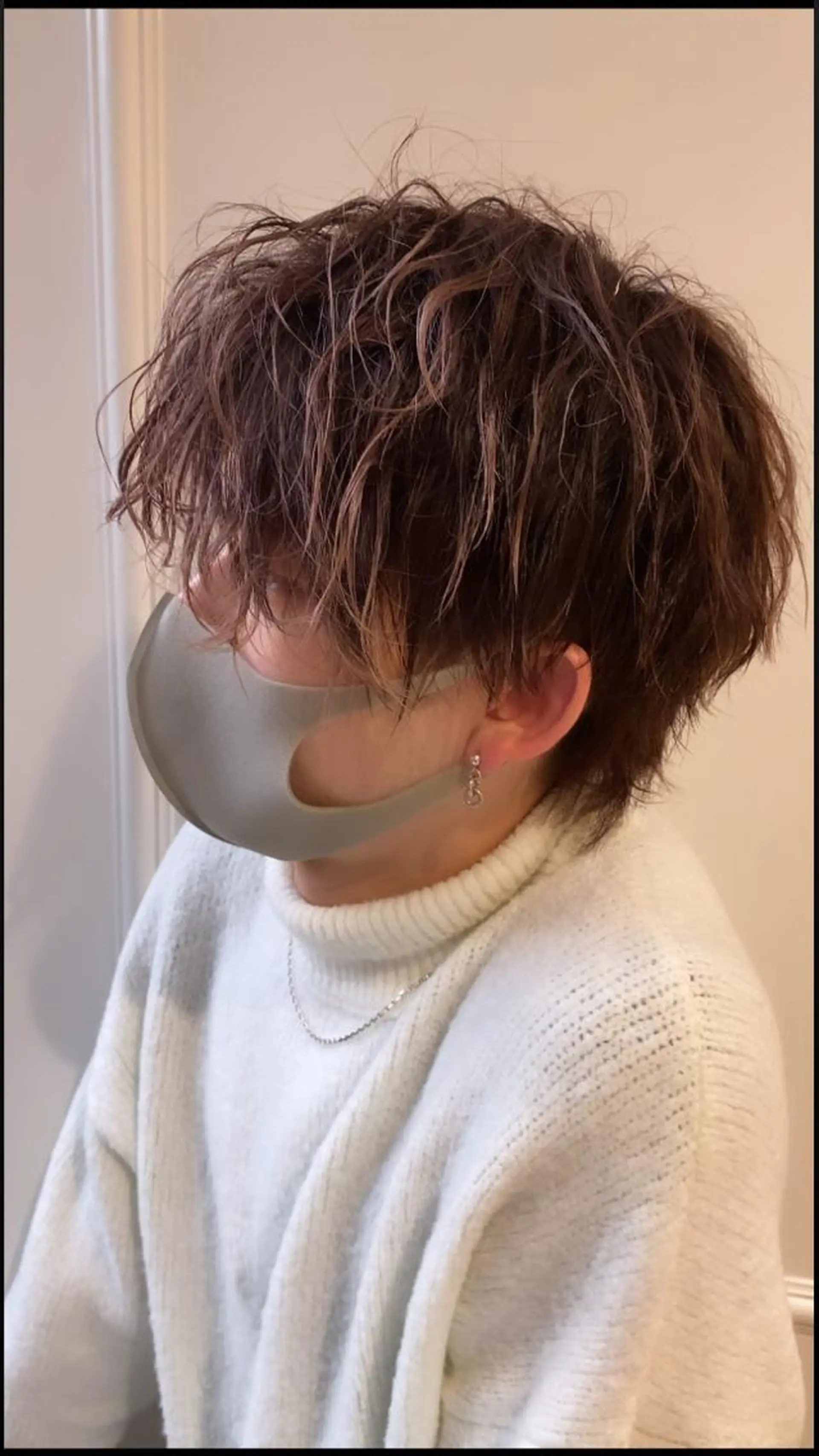 メンズ 透明感ブリーチ/ メンズパーマのヘアスタイル