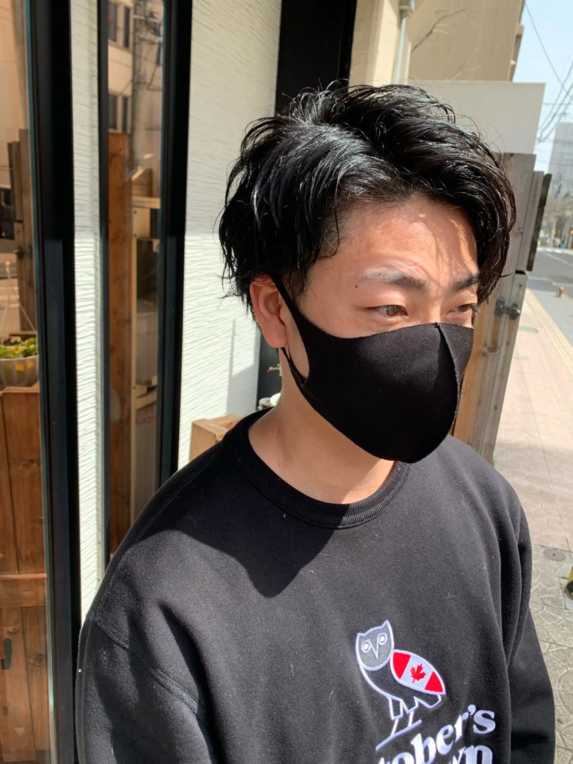 ショート メンズ くせ毛 yoshi (高橋福博)のヘアスタイル