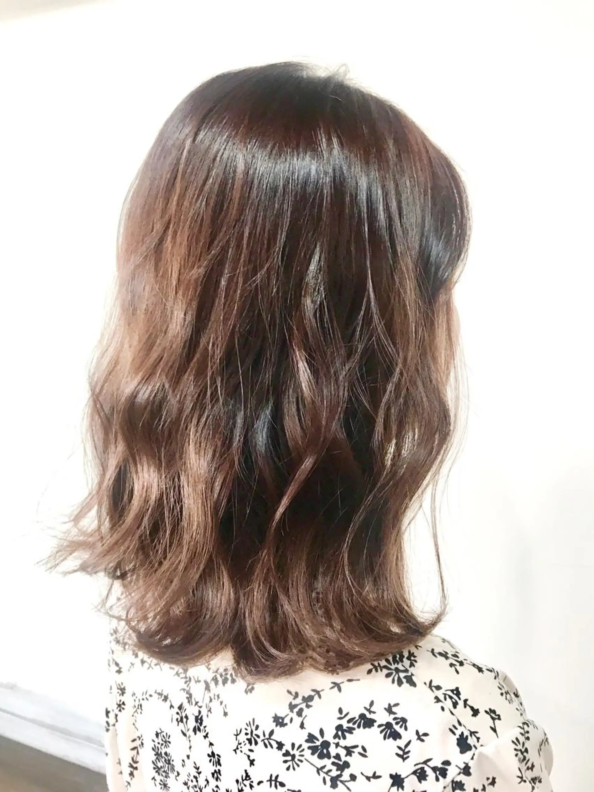 ミディアム カラー 透明感カラー ピンクカラー 女性専用サロン 【中崎町】ゆきみのヘアスタイル