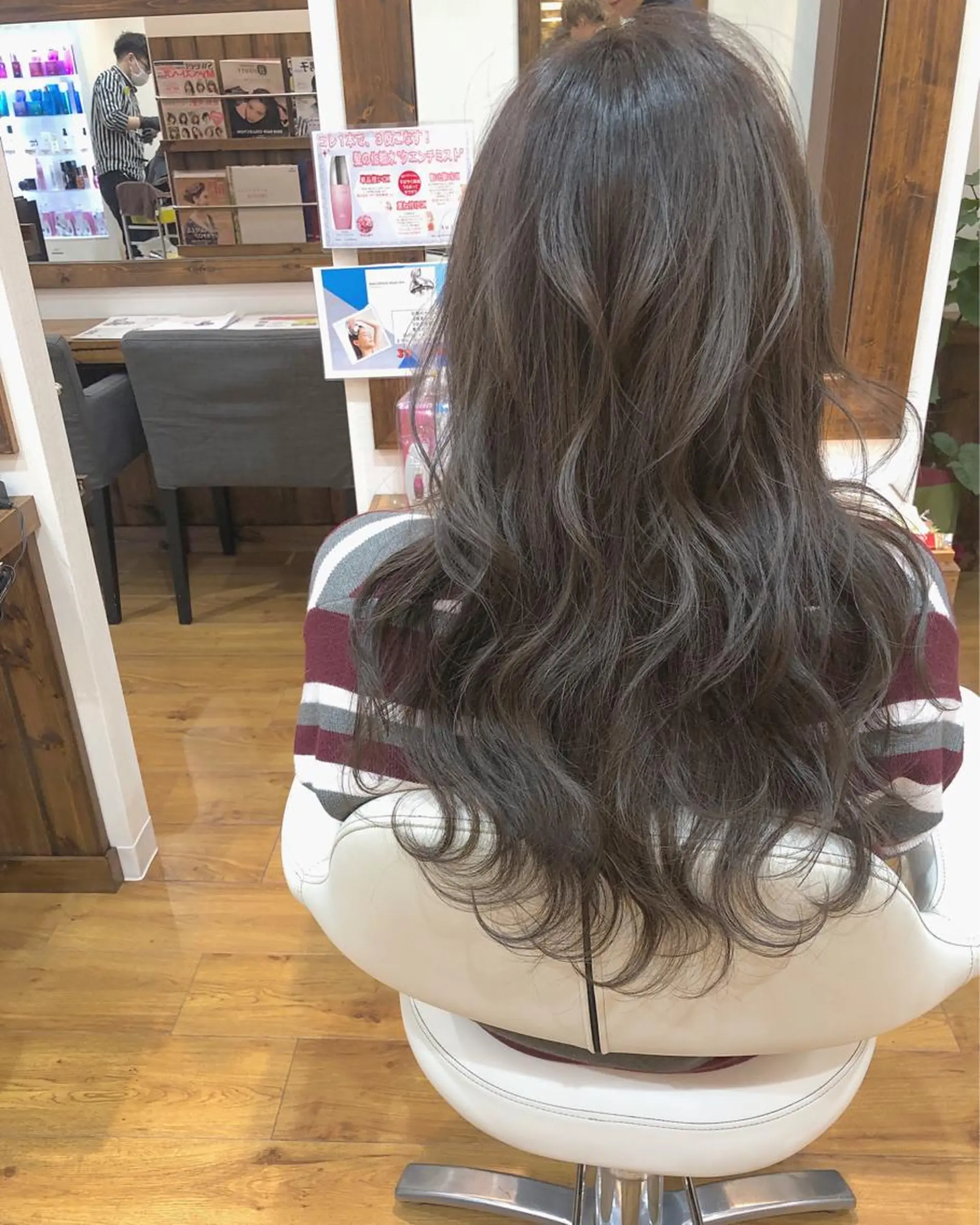 ロング カラー グレージュ ラベンダーカラー ラベンダーグレージュ ラベンダーグレー RoL by apollo所属・横浜ブリーチムラ直し 特化美容師/海崎剛史のヘアスタイル