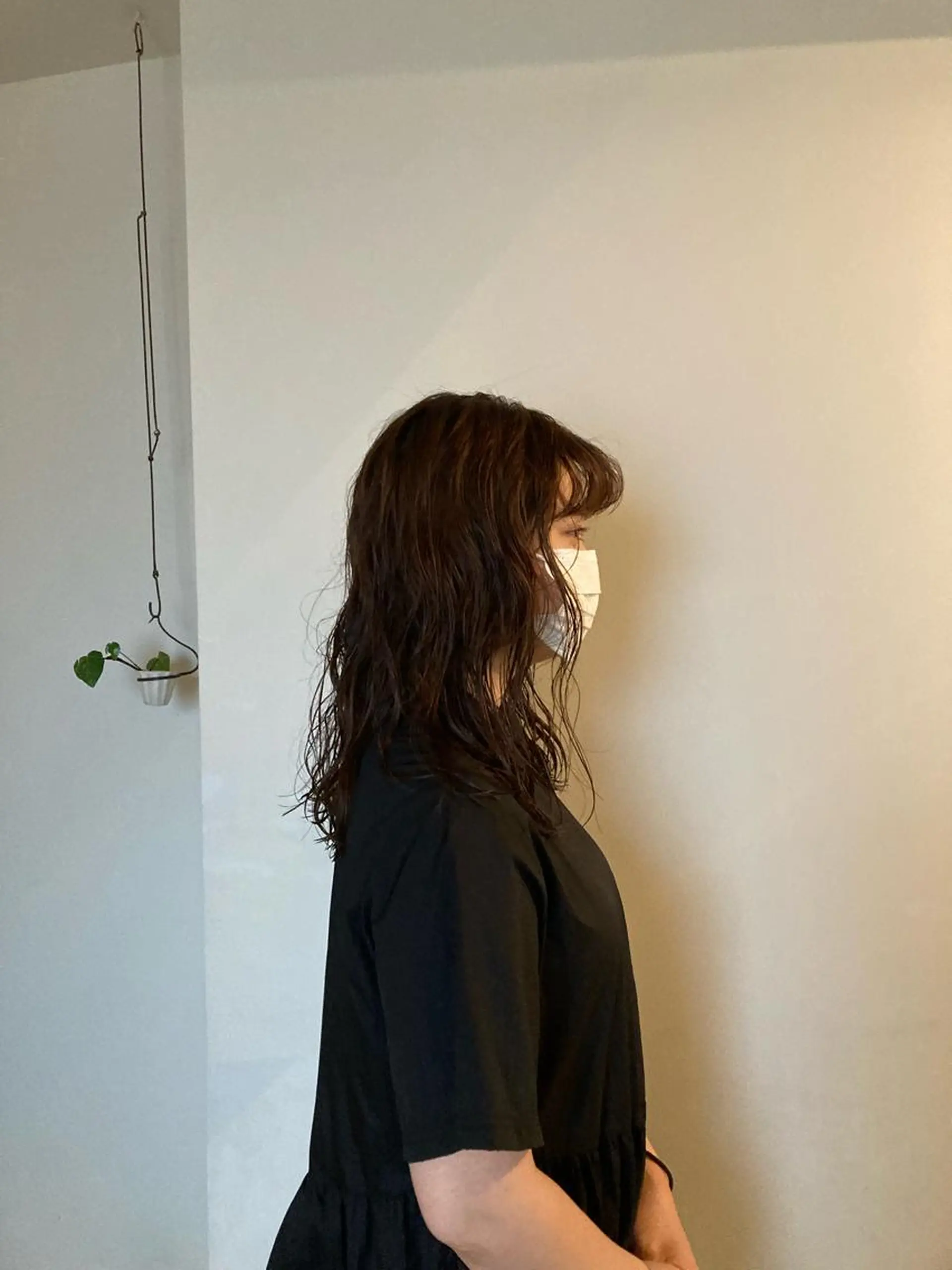 セミロング パーマ セミロングパーマ ニュアンスパーマ 前川 華恋 / room3のヘアスタイル