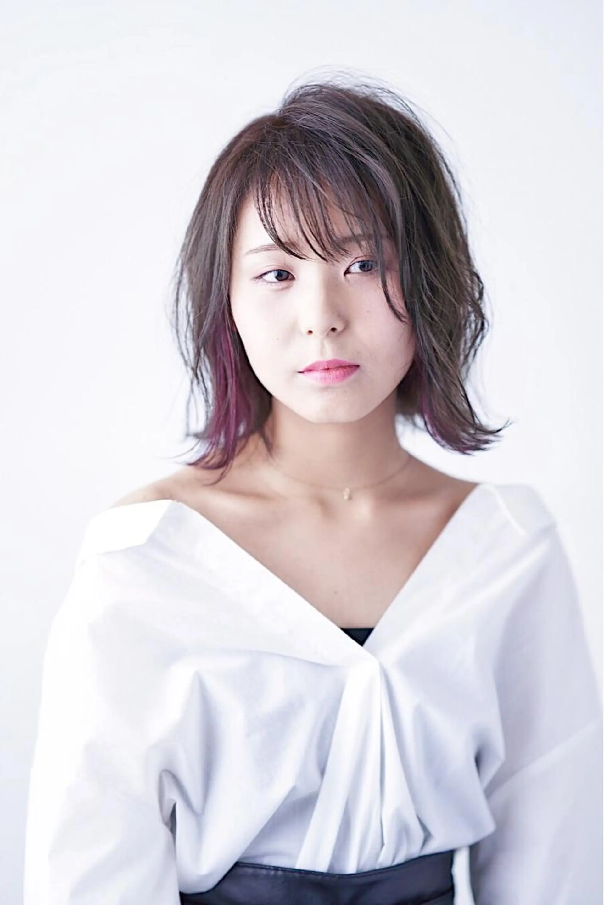 ミディアム カラー パーマ 年間1500人担当 代表　南一路のヘアスタイル