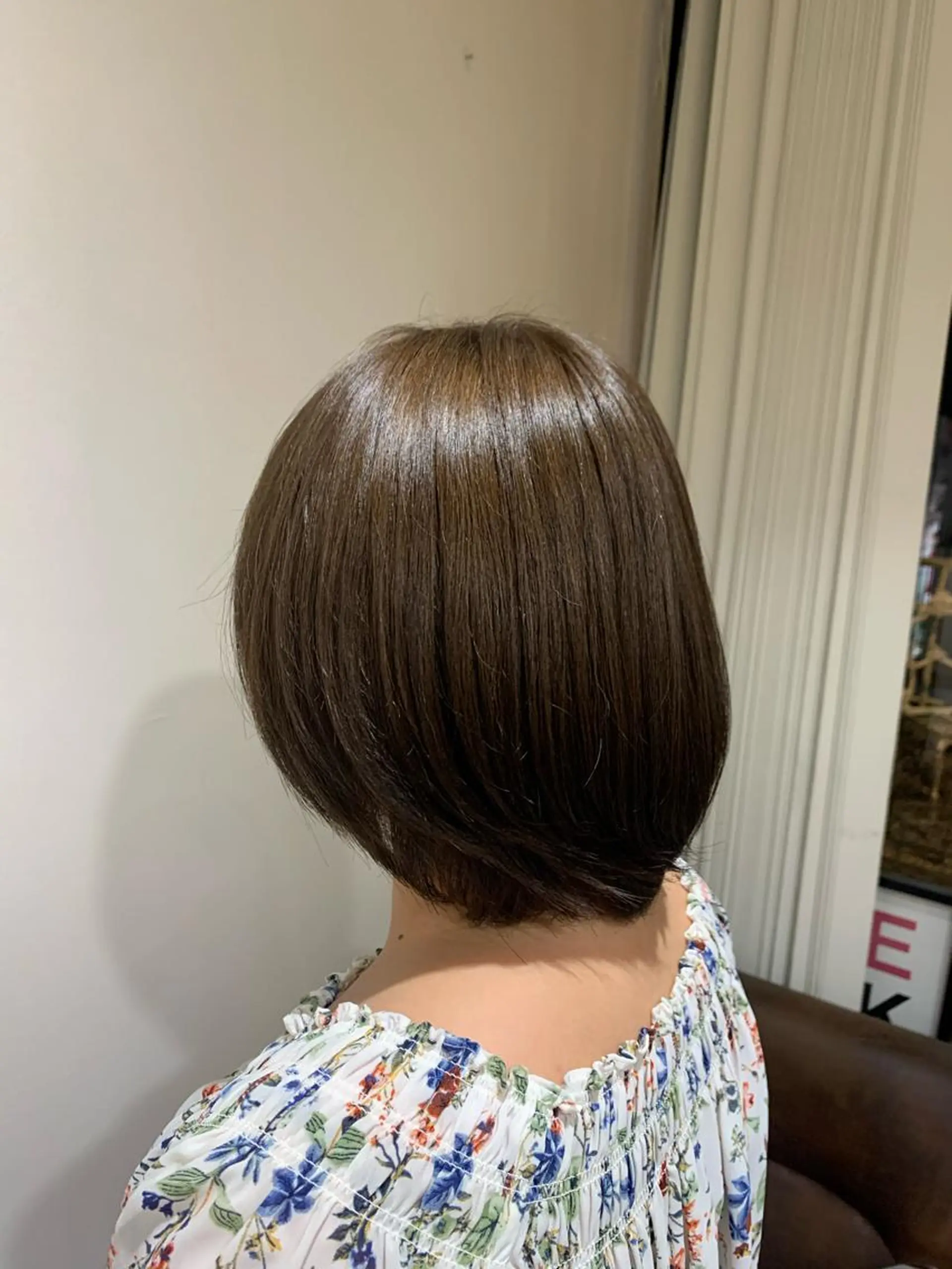 ショート カラー ヘアアレンジ ブラウンカラー ヘアカラー トリートメント ヘアセット 金子 廉のヘアスタイル