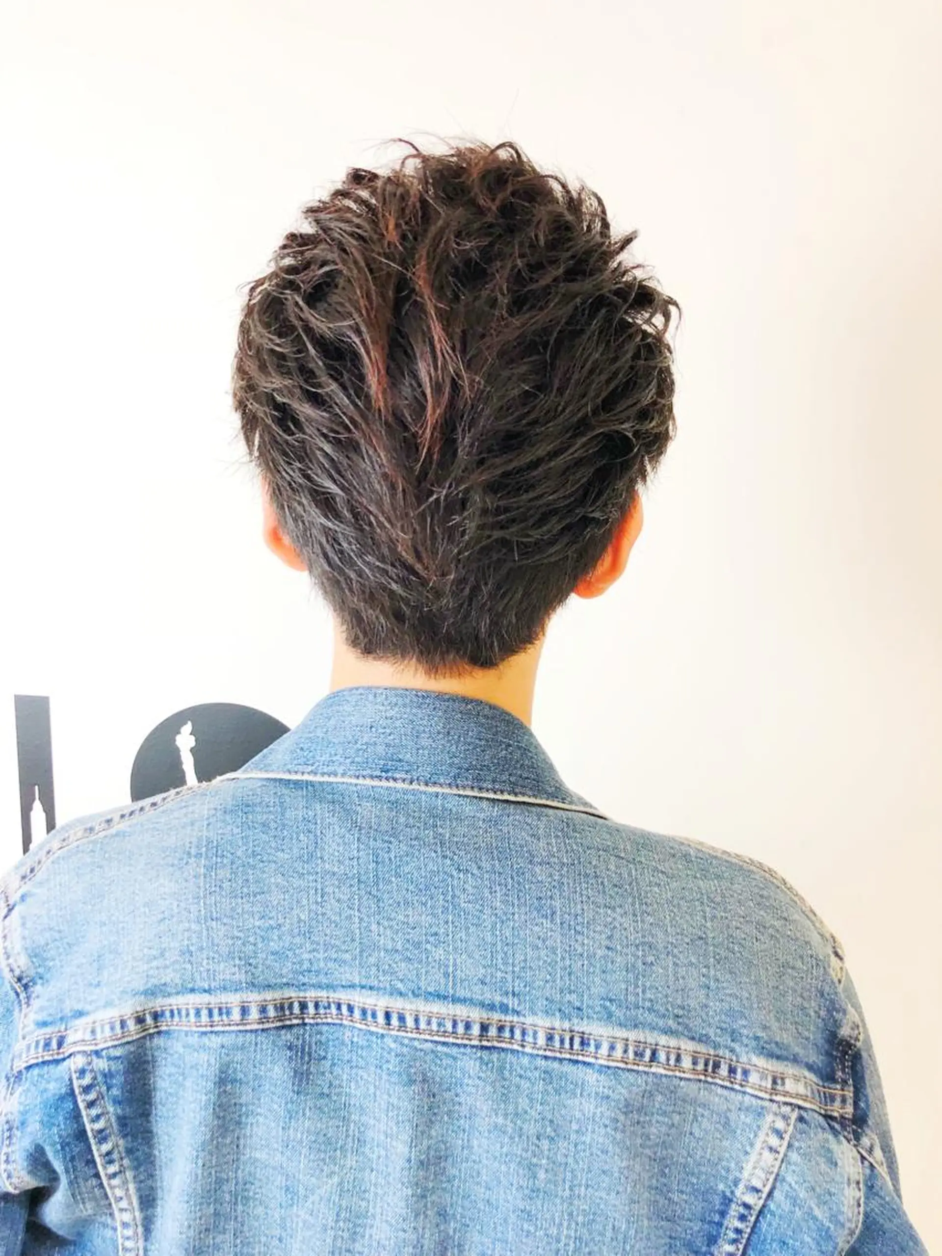 ショート パーマ ヘアアレンジ メンズ 赤み消しカラー /透明感カラー 上長のヘアスタイル