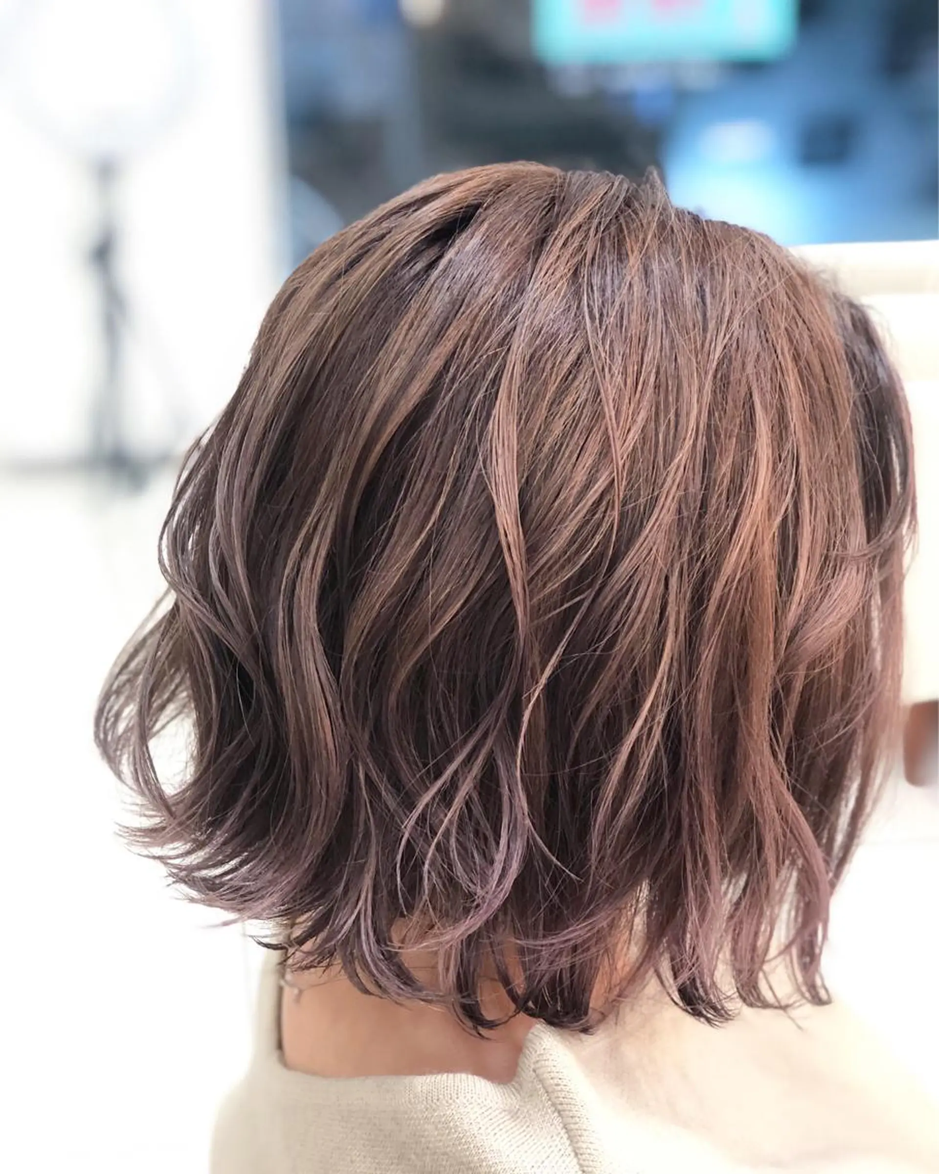 ミディアム 大澤 碧のヘアスタイル