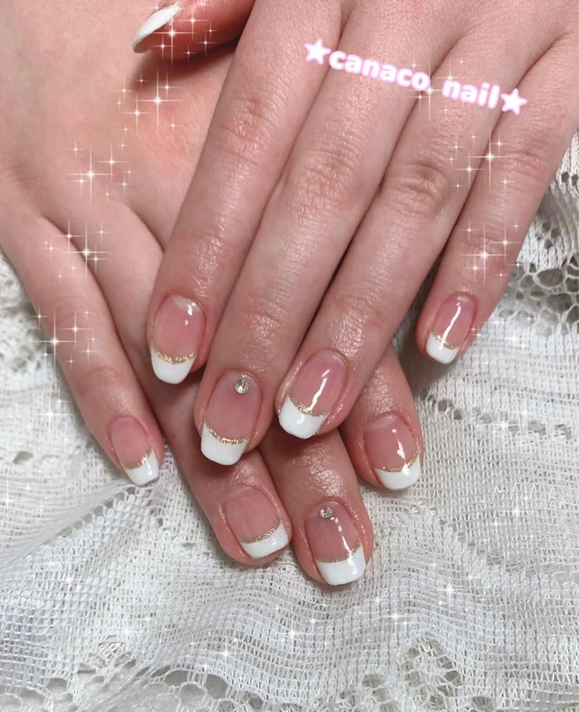 ネイル アートネイル フレンチネイル ジェルネイル オフィスネイル パラジェル ハンドネイル ハンドケア Felice所属・ベテランネイル cnc  nailのネイルデザイン