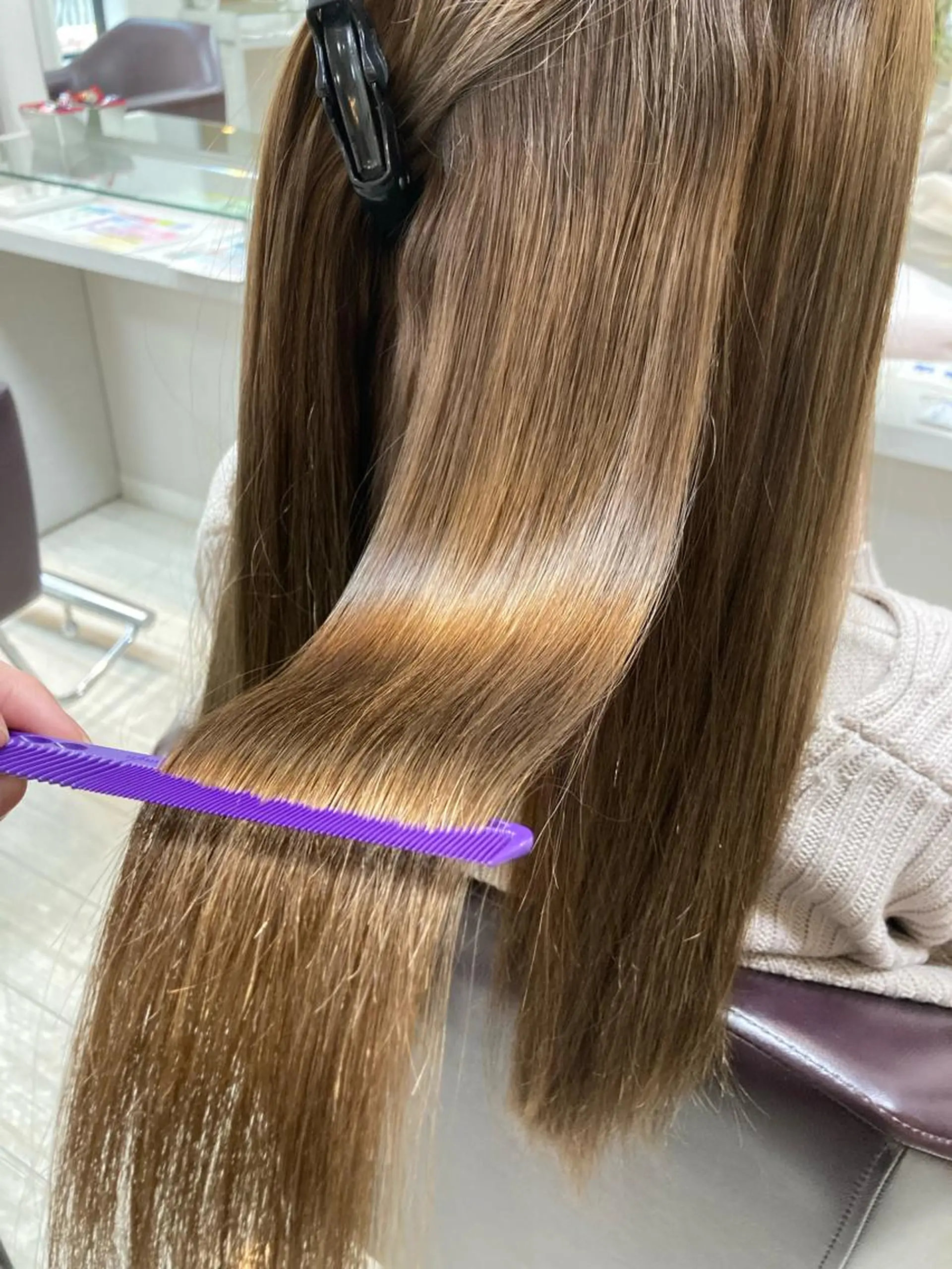 ロング トリートメント 酸熱トリートメント トリートメント 髙木 樹 縮毛矯正/髪質改善のヘアスタイル