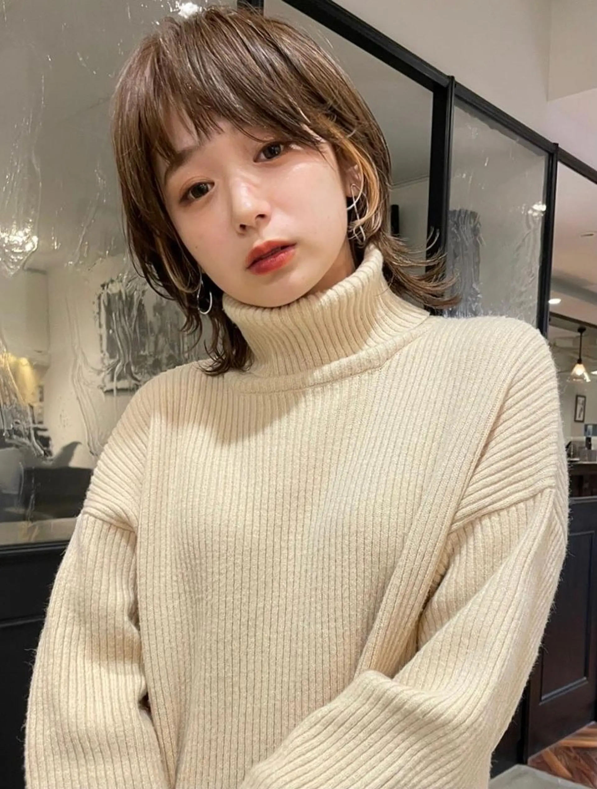ミディアム amie新小岩 サトウ　ミノリのヘアスタイル