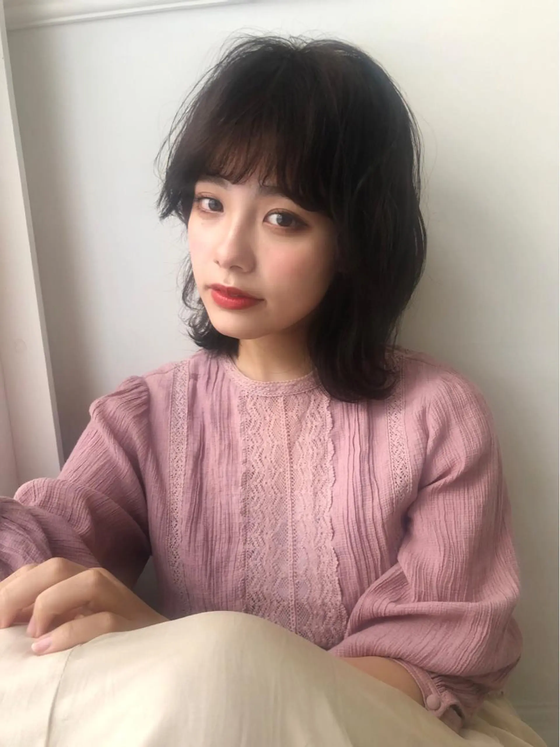 ミディアム ioe 茶屋町のヘアスタイル
