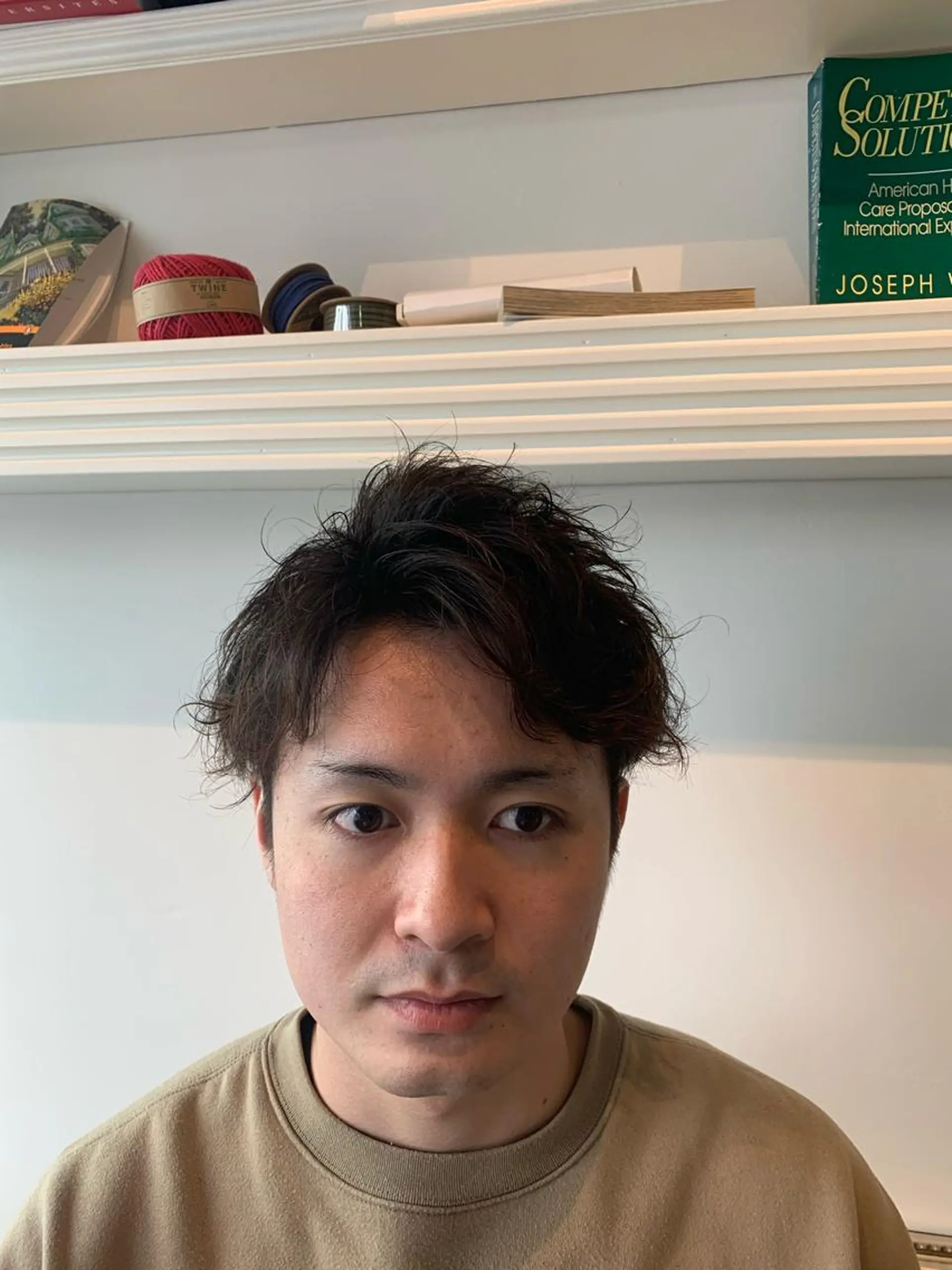 ショート カット パーマ トリートメント ヘッドスパ ヘアセット 山口 竣也のヘアスタイル