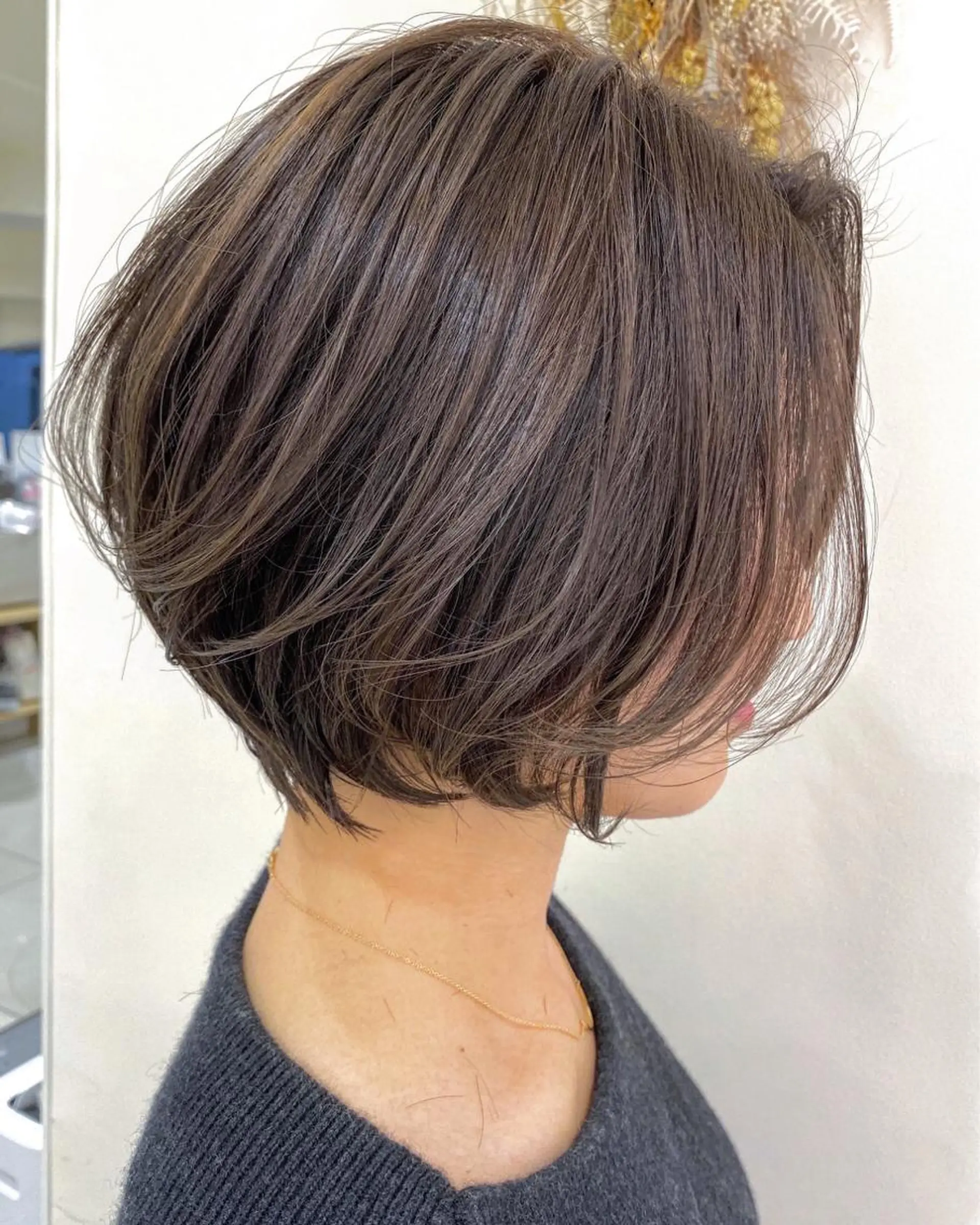ショート ヘアカラー トリートメント marju銀座 マージュギンザのヘアスタイル