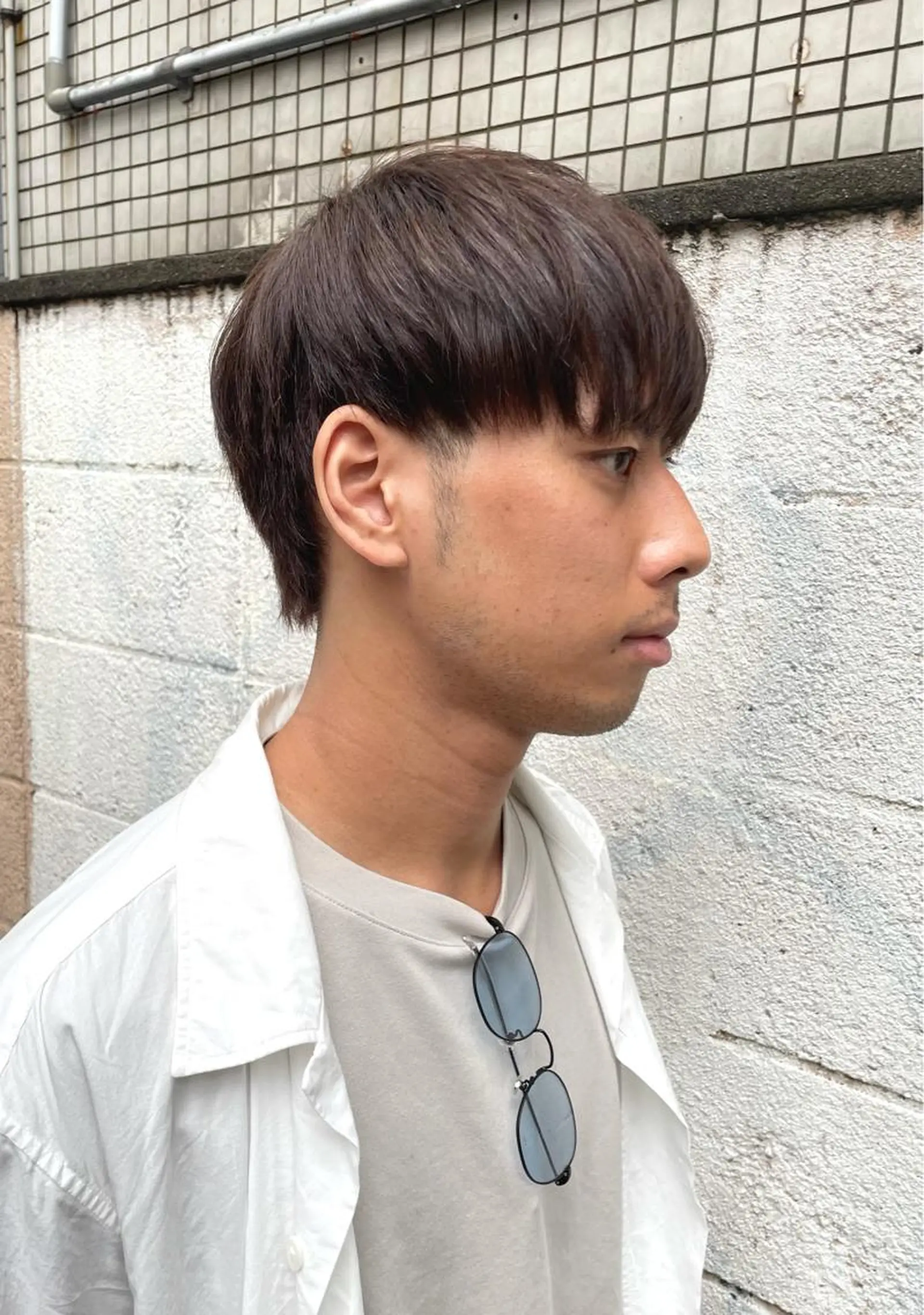 ミディアム ウルフカット 渋谷 ミモザワークス タニグチヨシユキのヘアスタイル