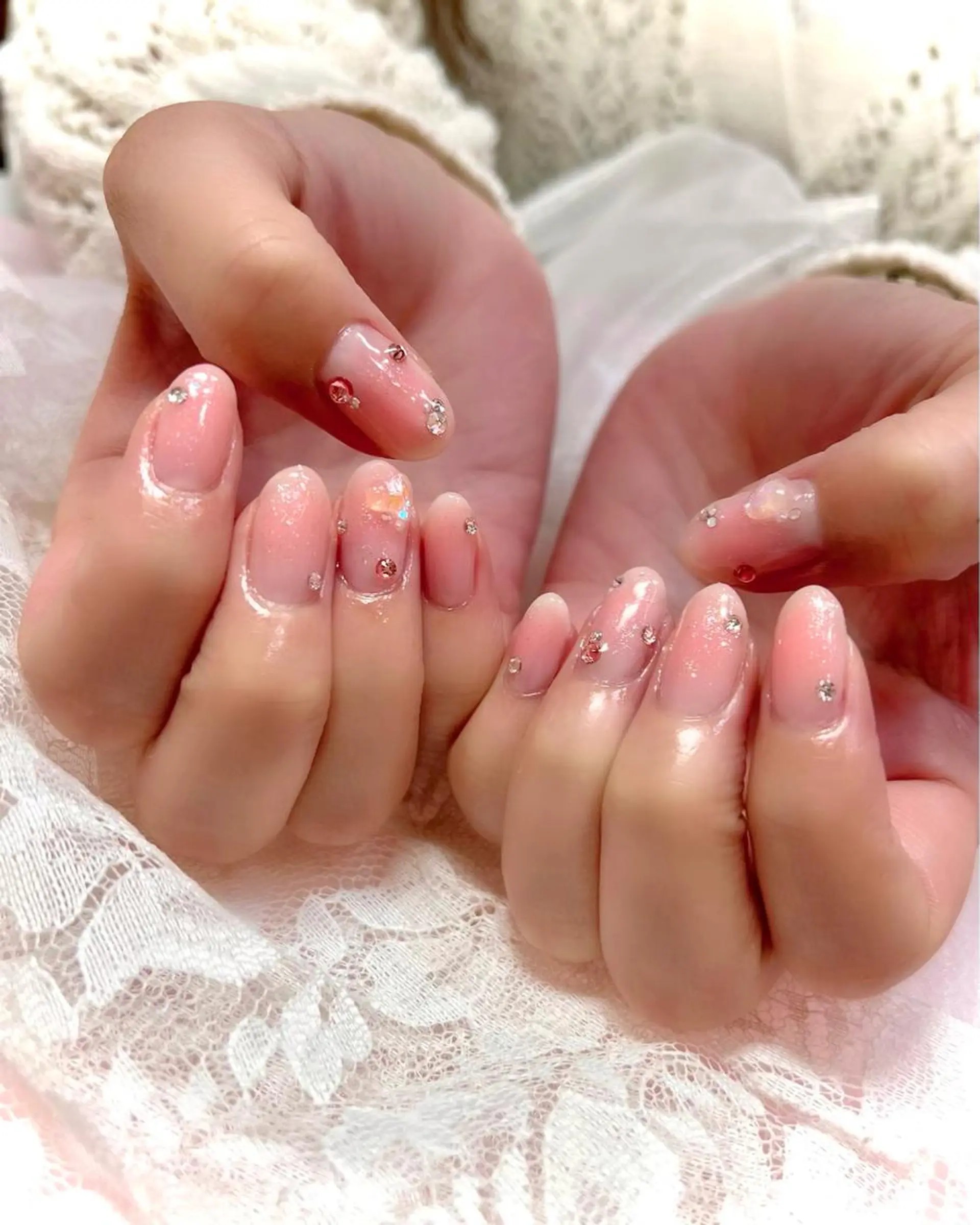 ネイル 持ち込み ハンドネイル 梅津 郁美のネイルデザイン