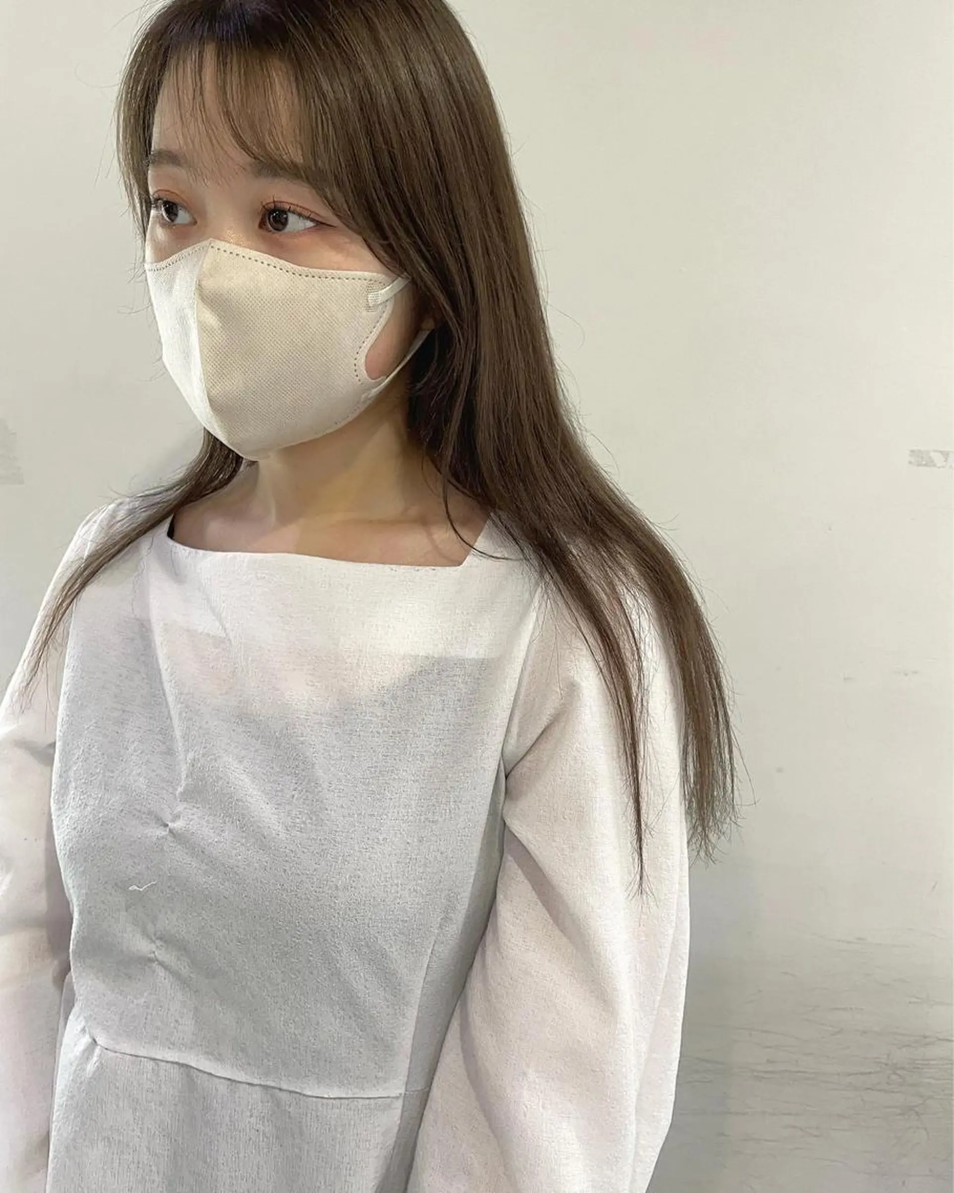 ロング カラー silo所属・silo MOKA 顔周りカット🦦のヘアスタイル