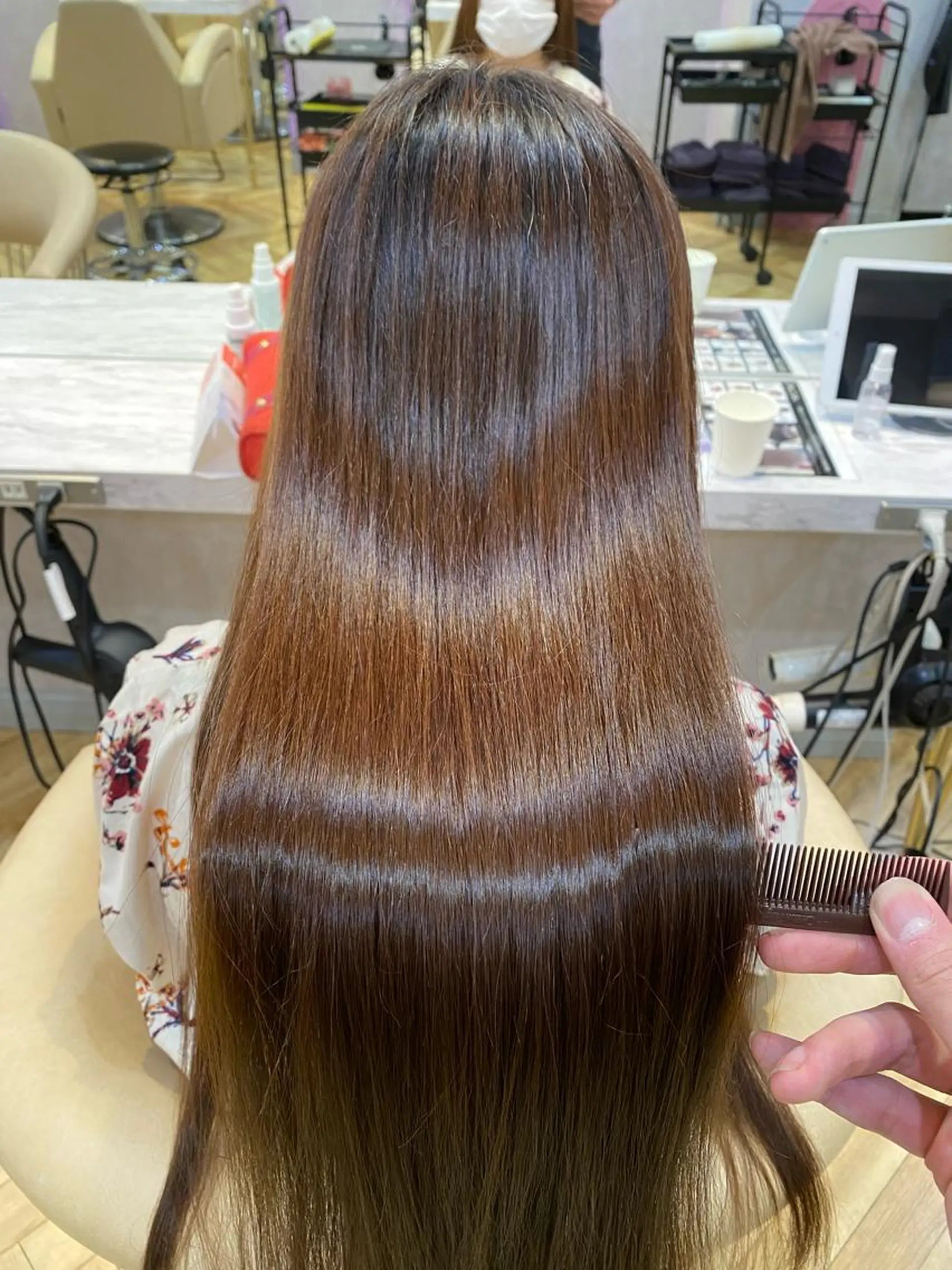 縮毛矯正 トリートメント R'eel所属・縮毛矯正／髪質改善 ／銀座　鶴田陸斗のヘアスタイル