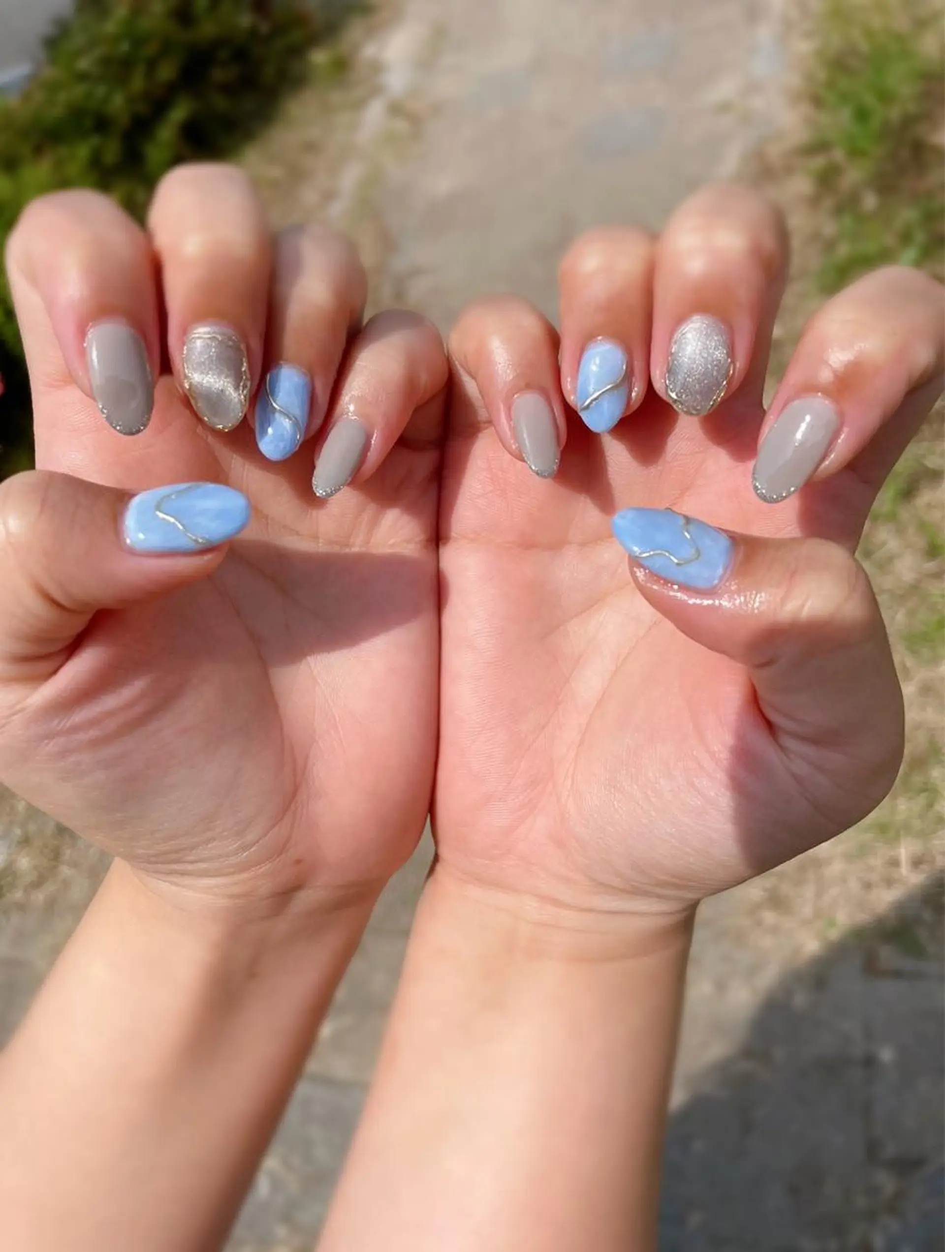 ネイル マグネットネイル ニュアンスネイル Nail salon Betty❤︎のネイルデザイン