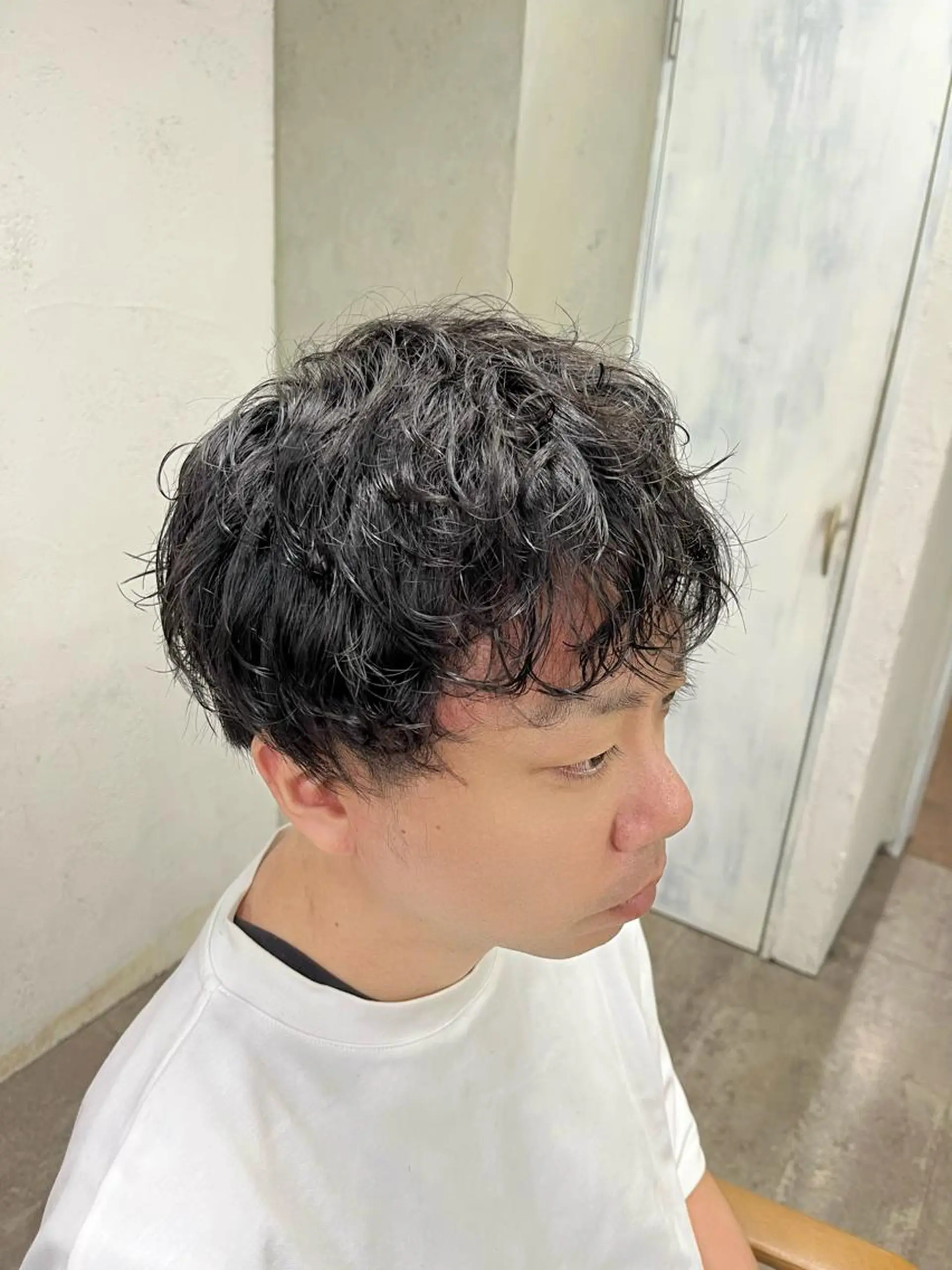 パーマ メンズ カット パーマ 💜メンズカット＆パ ーマ💜Sakuraのヘアスタイル