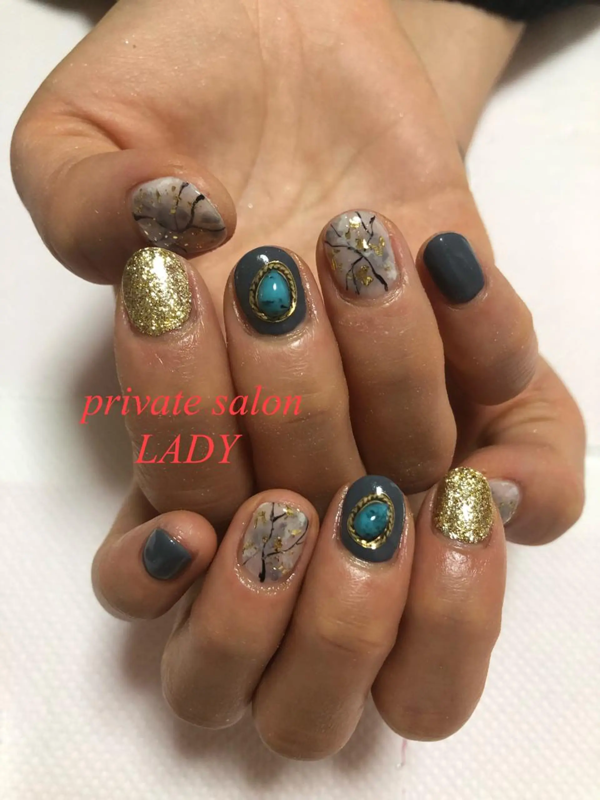 ネイル ハンドネイル 桜田 麻菜のネイルデザイン