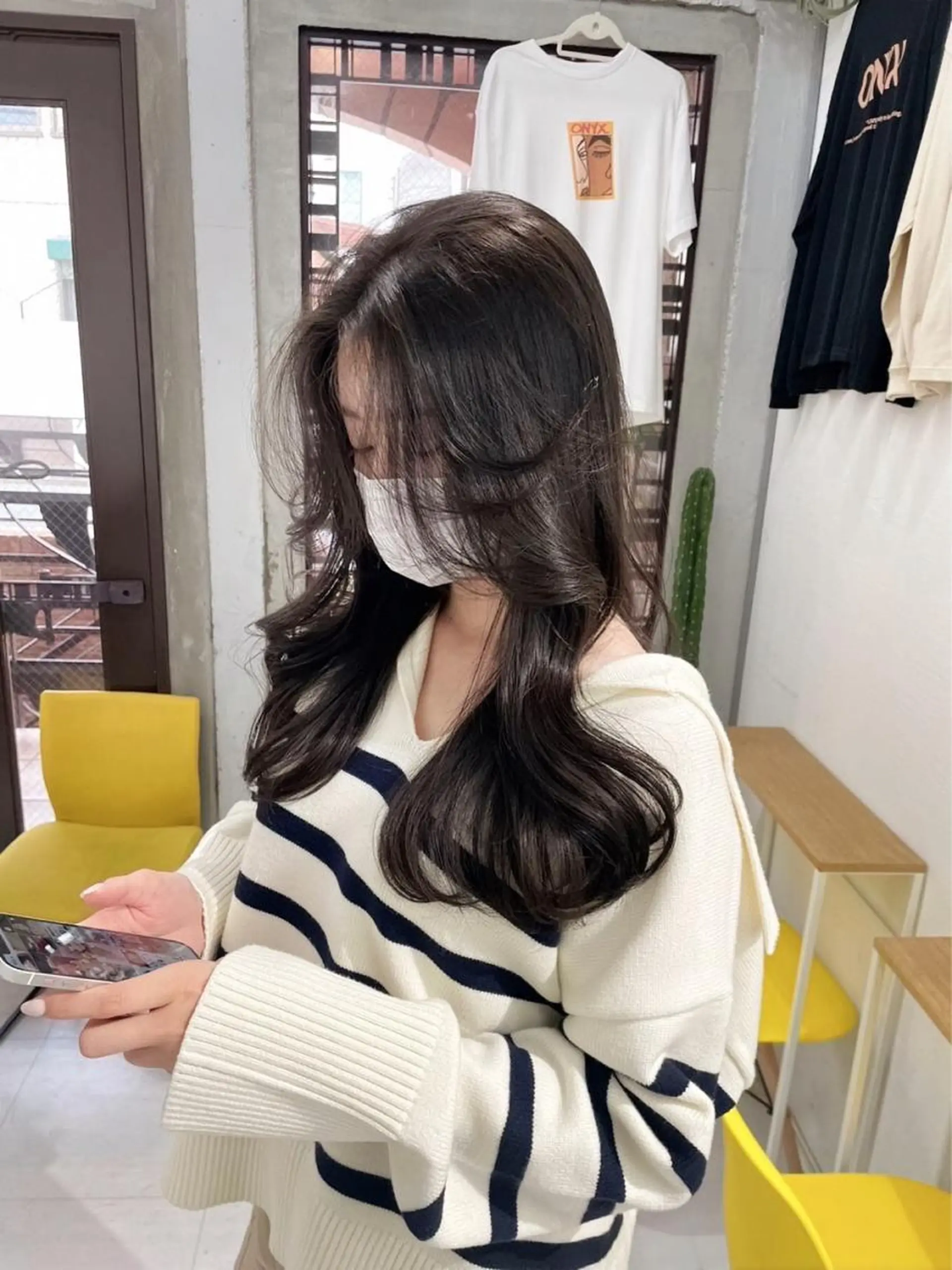 ロング アッシュ チョコレートブラウン ピンクブラウン ボブ 学生 当日予約大歓迎💕/ Chisatoのヘアスタイル
