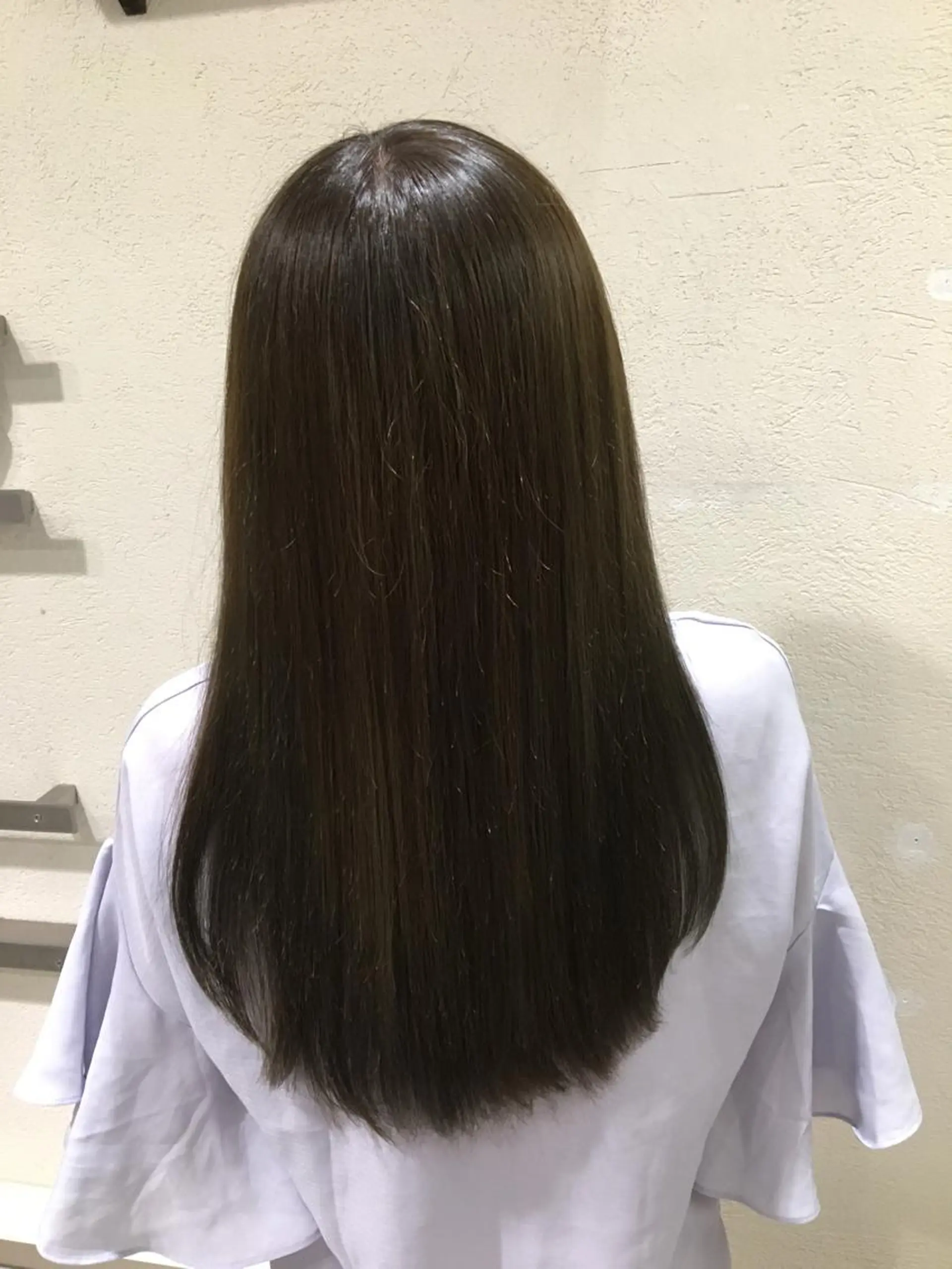 ロング ロング カット ヘアカラー ボブスタイル/ 透明感カラー/八幡のヘアスタイル