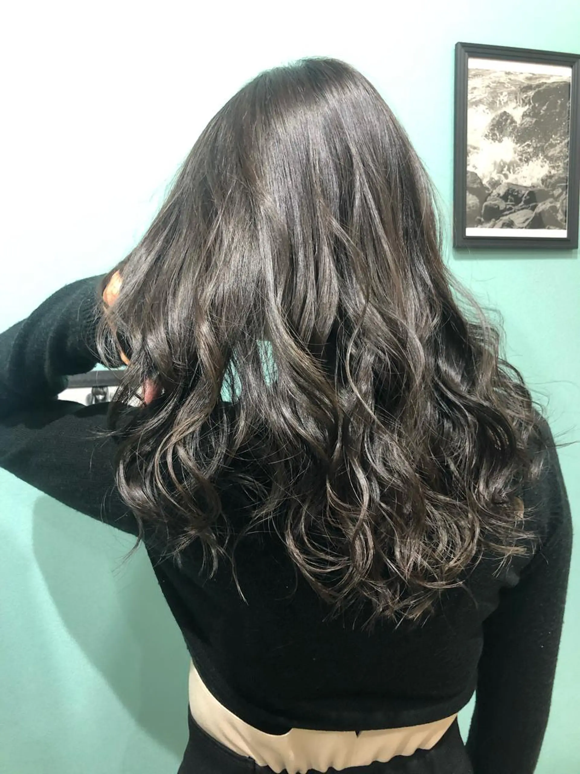 セミロング ヘアカラー トリートメント Lia所属・縮毛矯正の達人 ☆　松本のヘアスタイル