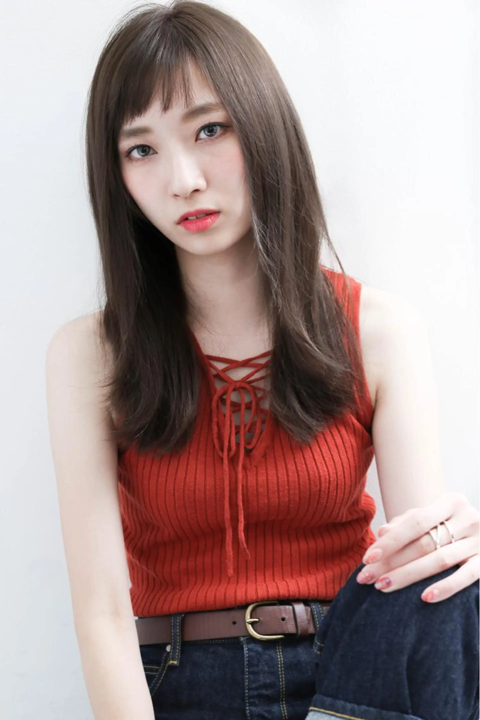 ロング カラー 松本 俊樹のヘアスタイル