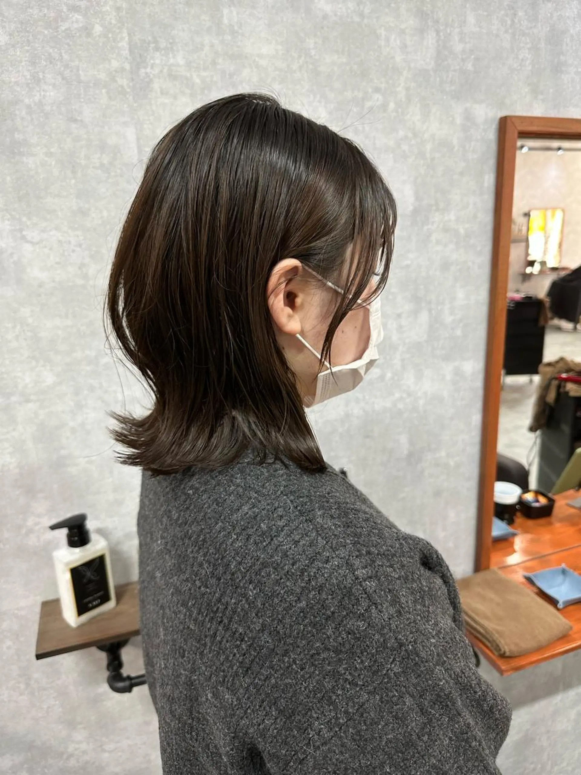 ショート 切りっぱなしボブ ショートボブ ハンサムショート 丸みショート アッシュ C’LD hair  produce /シールドヘア所属・モテ髪/ボブ/ショー ト/アダチフウトのヘアスタイル