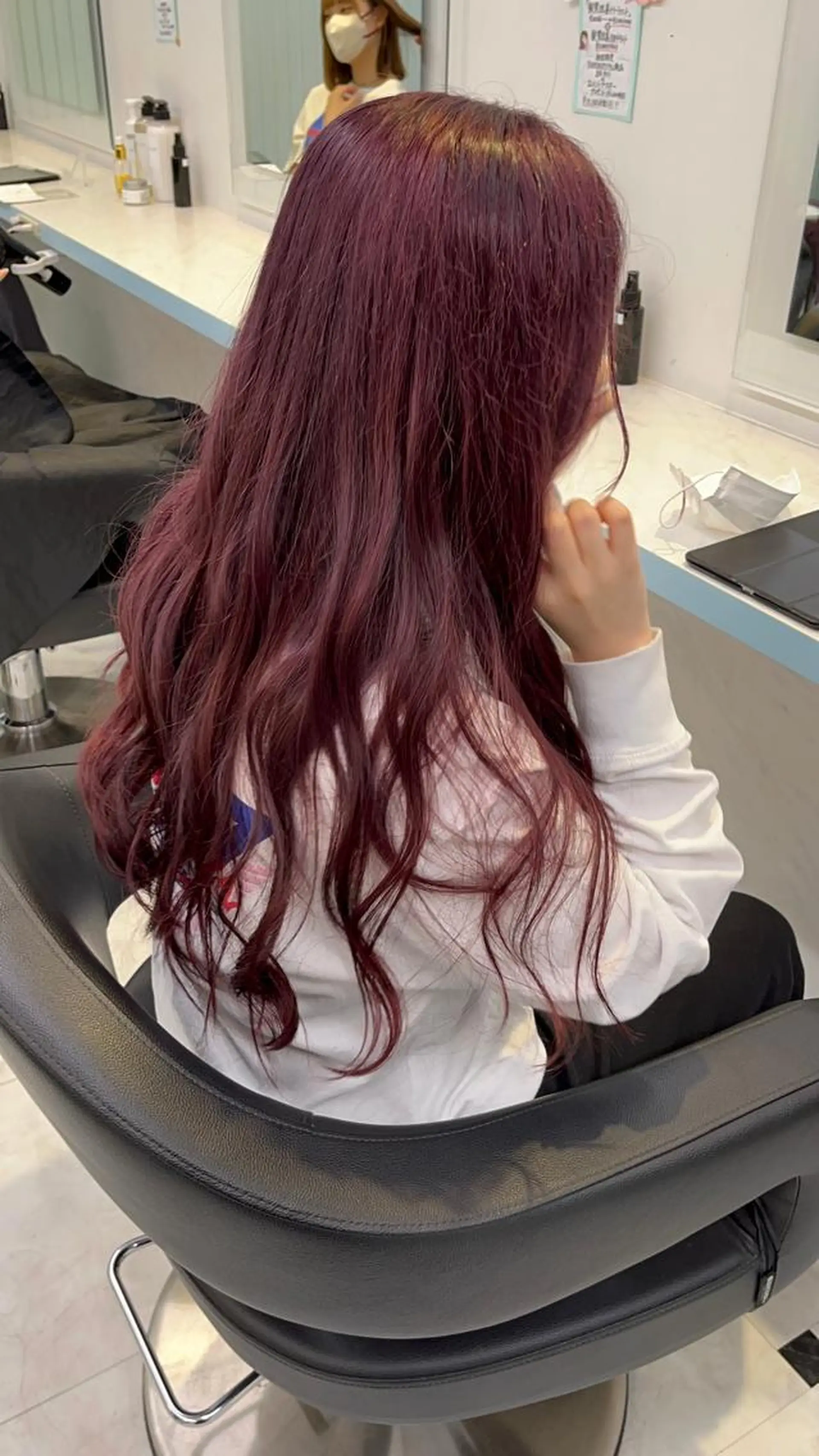セミロング カラー ヘアアレンジ ヘアカラー トリートメント ヘアセット 愛されカラー🩷 はるなのヘアスタイル
