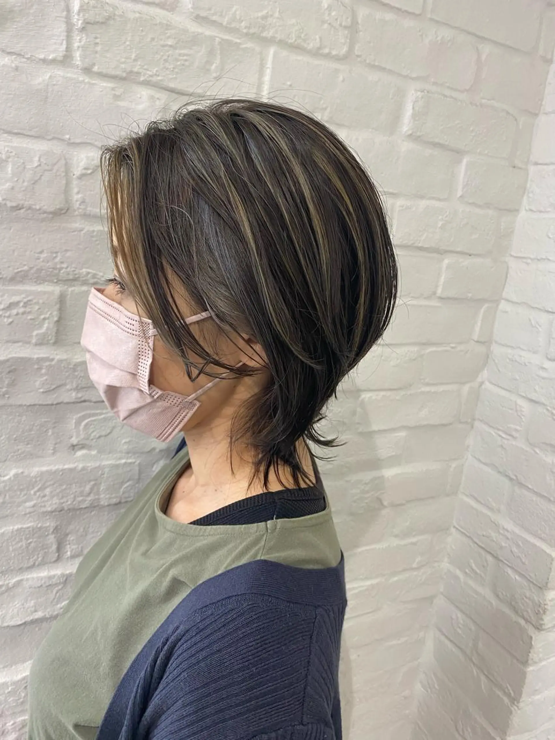 ショート ハイライト ヘアカラー トリートメント 🍀透明感抜群🍀/ ハイトーンカラーのヘアスタイル