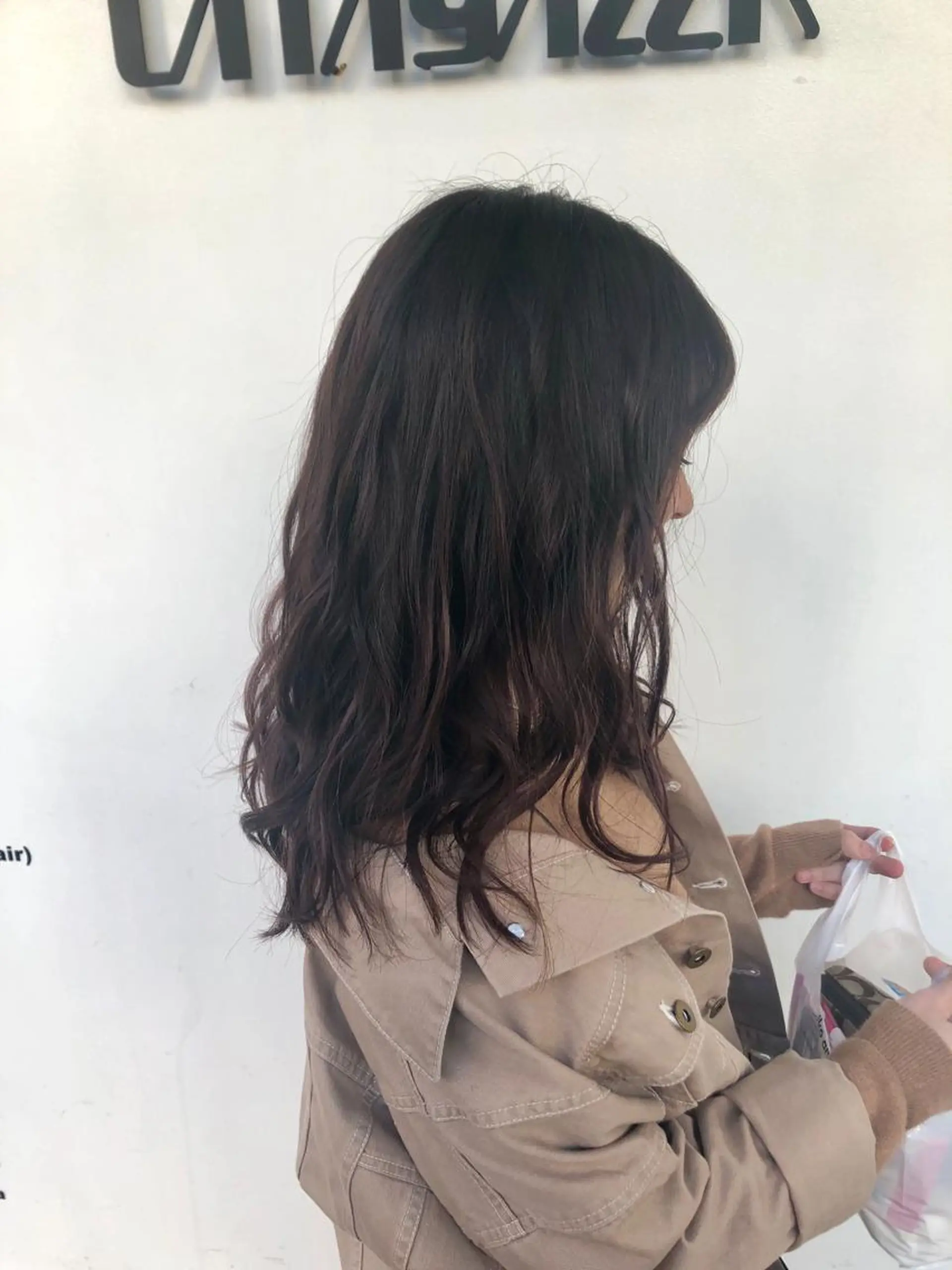 セミロング カラー ラベンダーカラー シェアサロン　シエナ所属・東條 克義のヘアスタイル