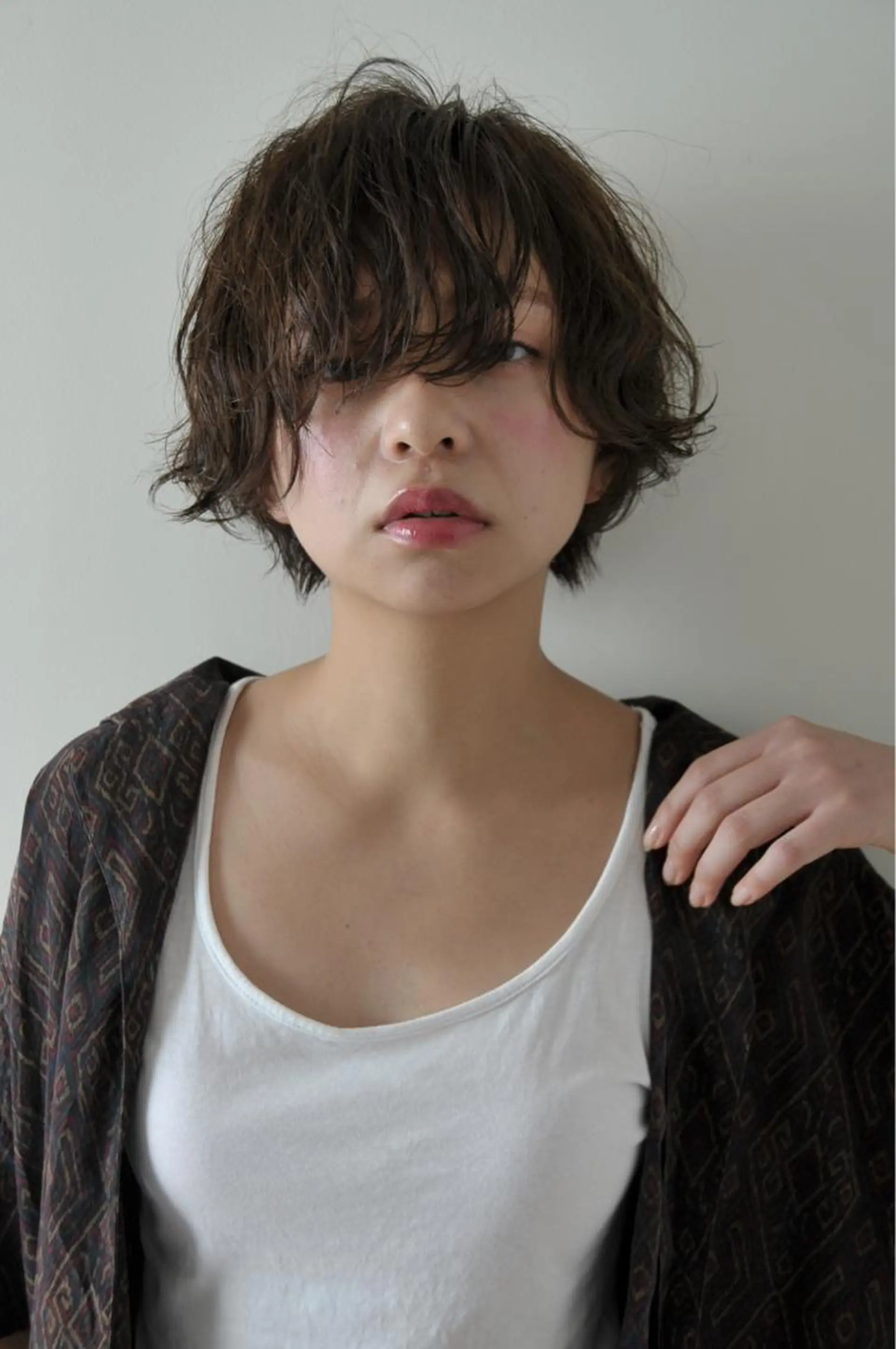 ショート カラー 似合わせカット カット ヘアカラー トリートメント Neolive caffのヘアスタイル