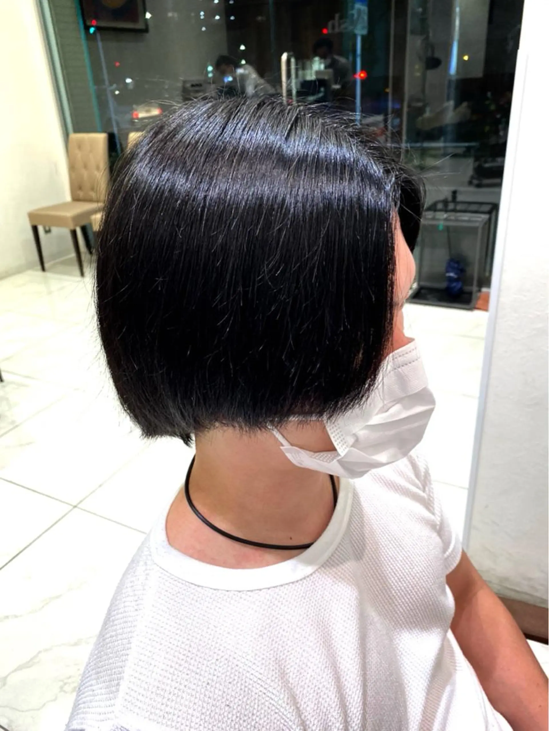 ミディアム メンズ ヘアカラー メンズカット/進藤 龍之介のヘアスタイル