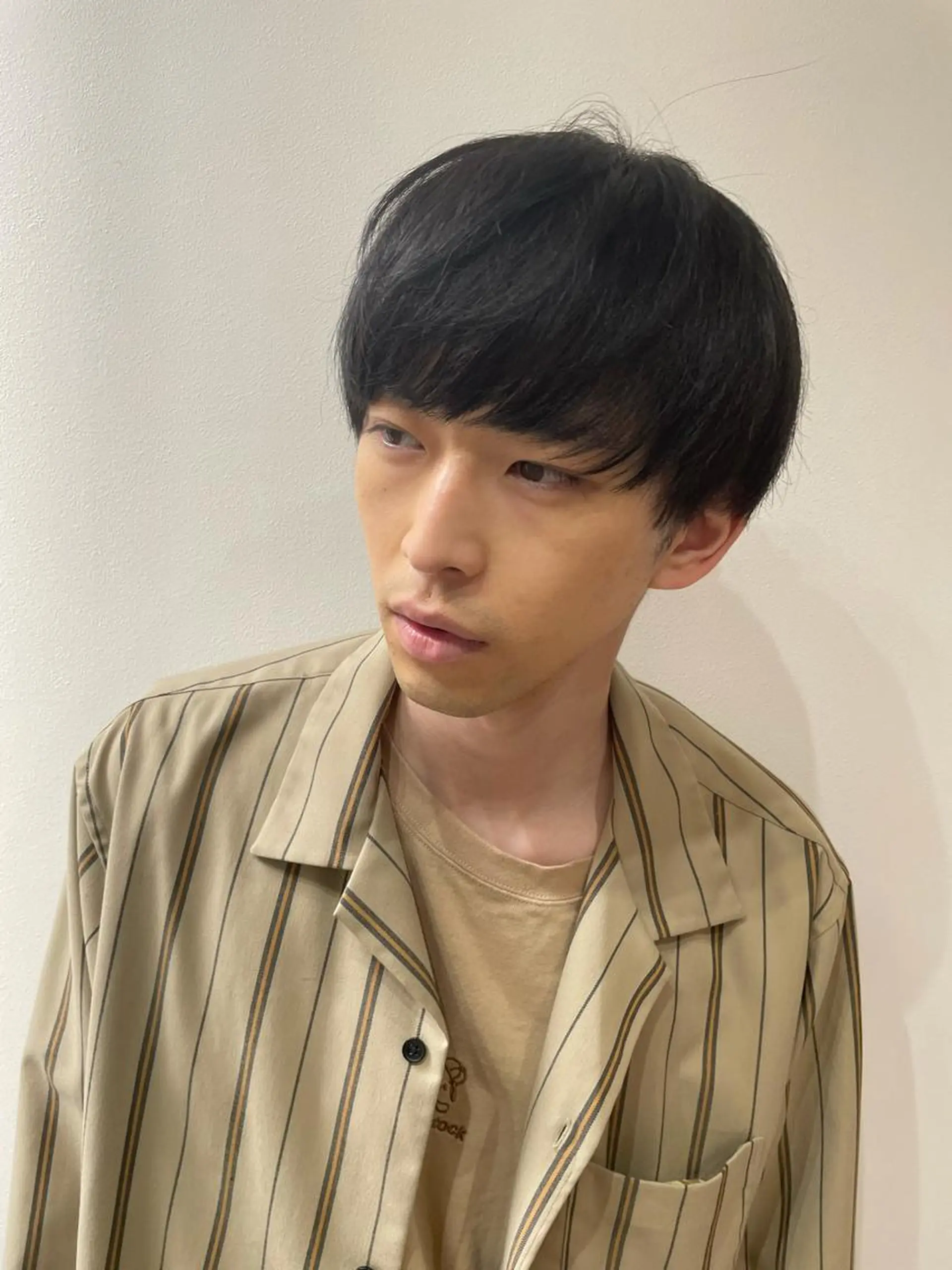 メンズ マッシュ カット 縮毛矯正 メンズカット クドウユウキのヘアスタイル
