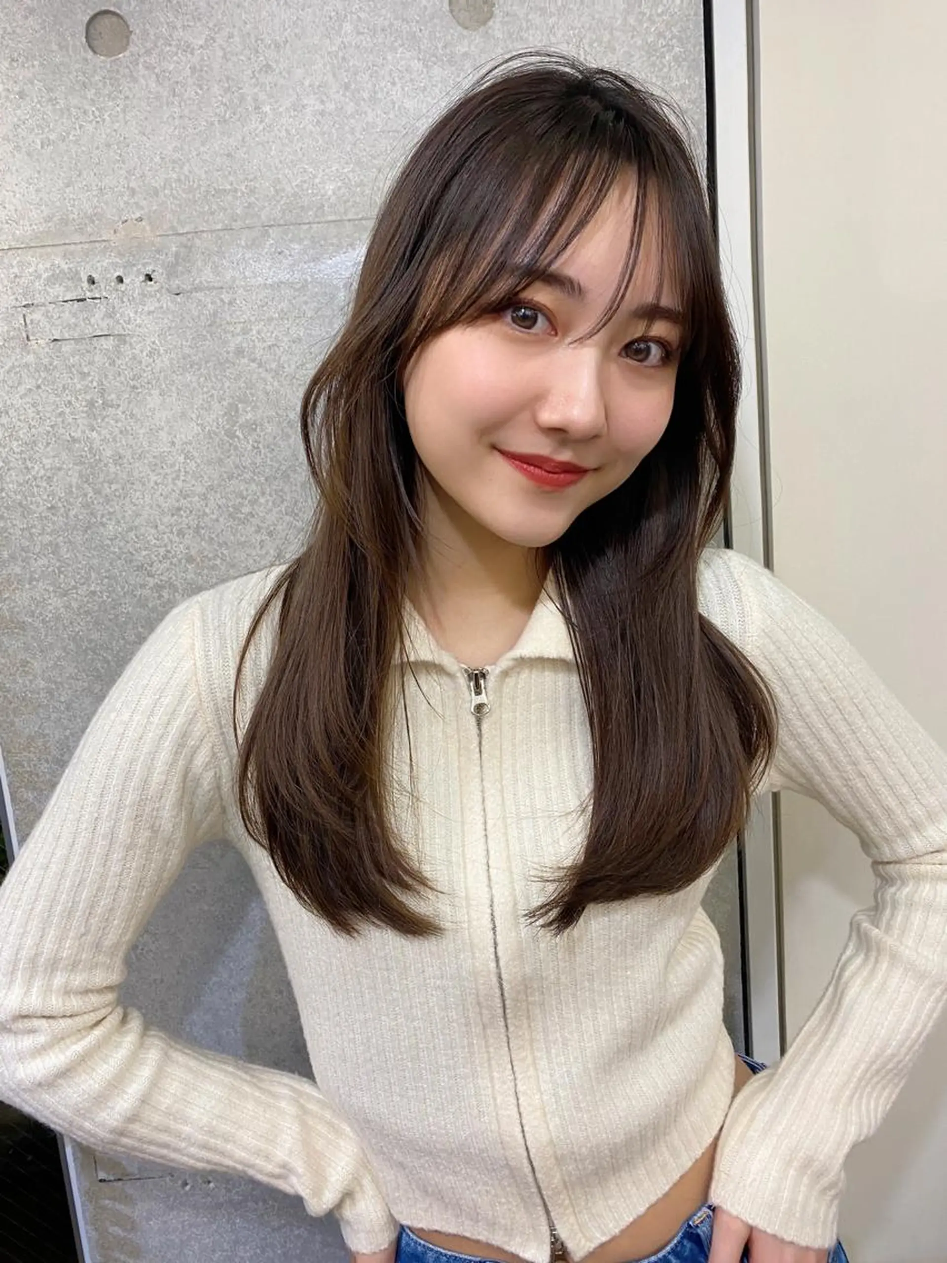ロング レイヤーカット 似合わせレイヤー 🇰🇷荒木洋文のヘアスタイル