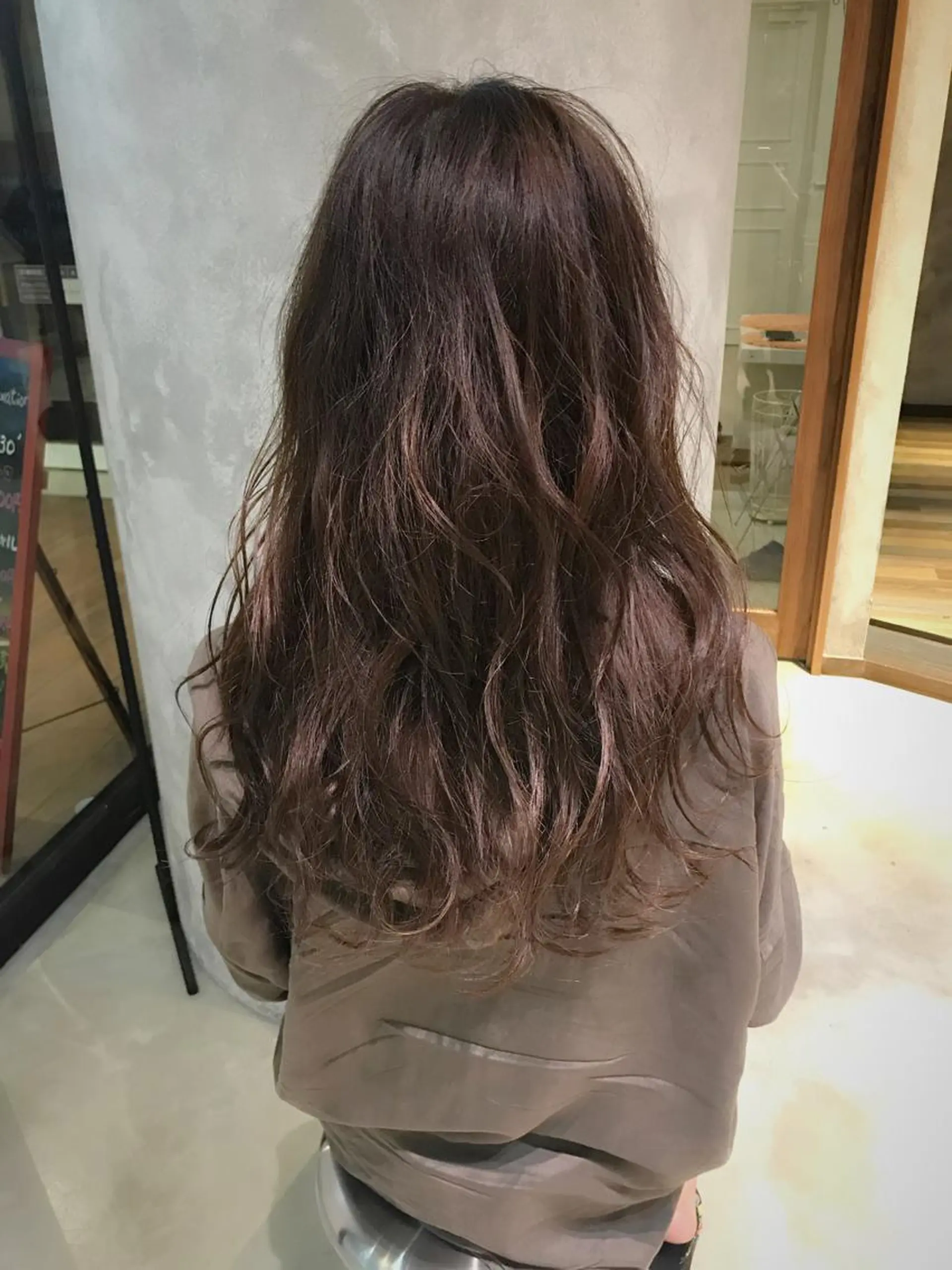 ロング カラー ラベンダーカラー 松村 崇弘のヘアスタイル