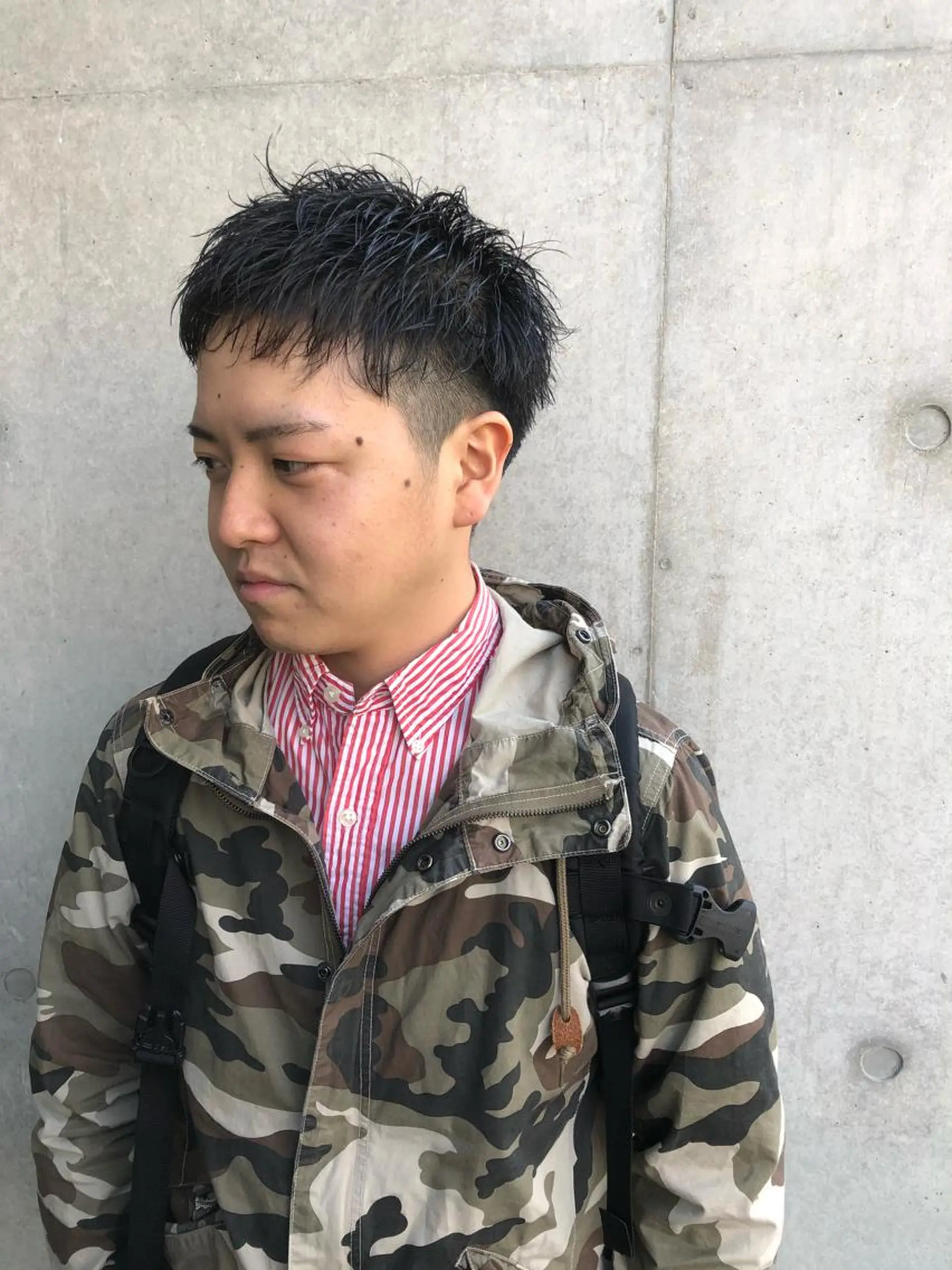 ショート メンズ ビジネス ショートヘア カット 森本裕/オーナー/ スパイラルパーマのヘアスタイル