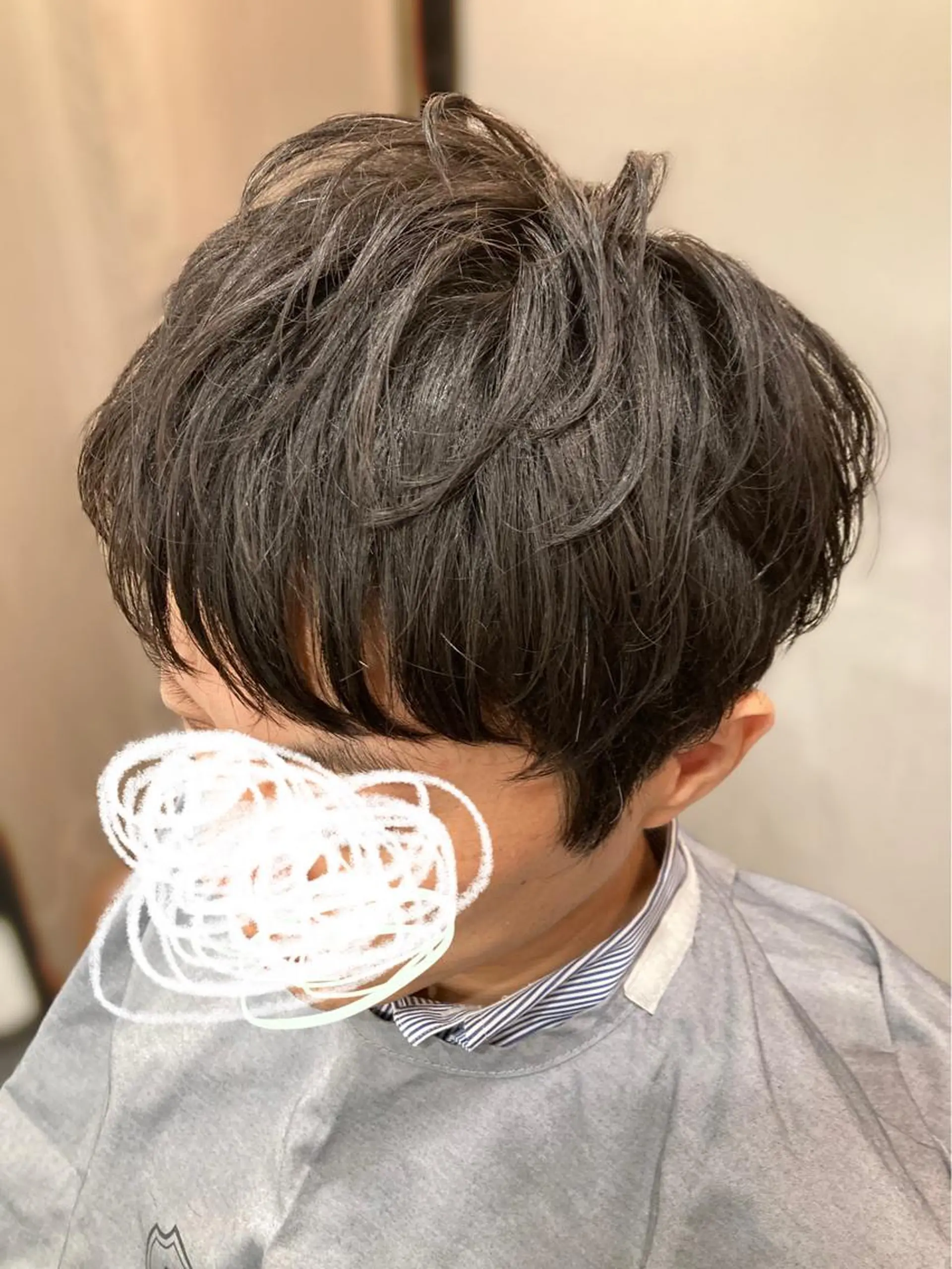 ショート メンズ LAVIE the BARBER所属・徒歩5分ビジネスマン カット👦🏻うしだのヘアスタイル