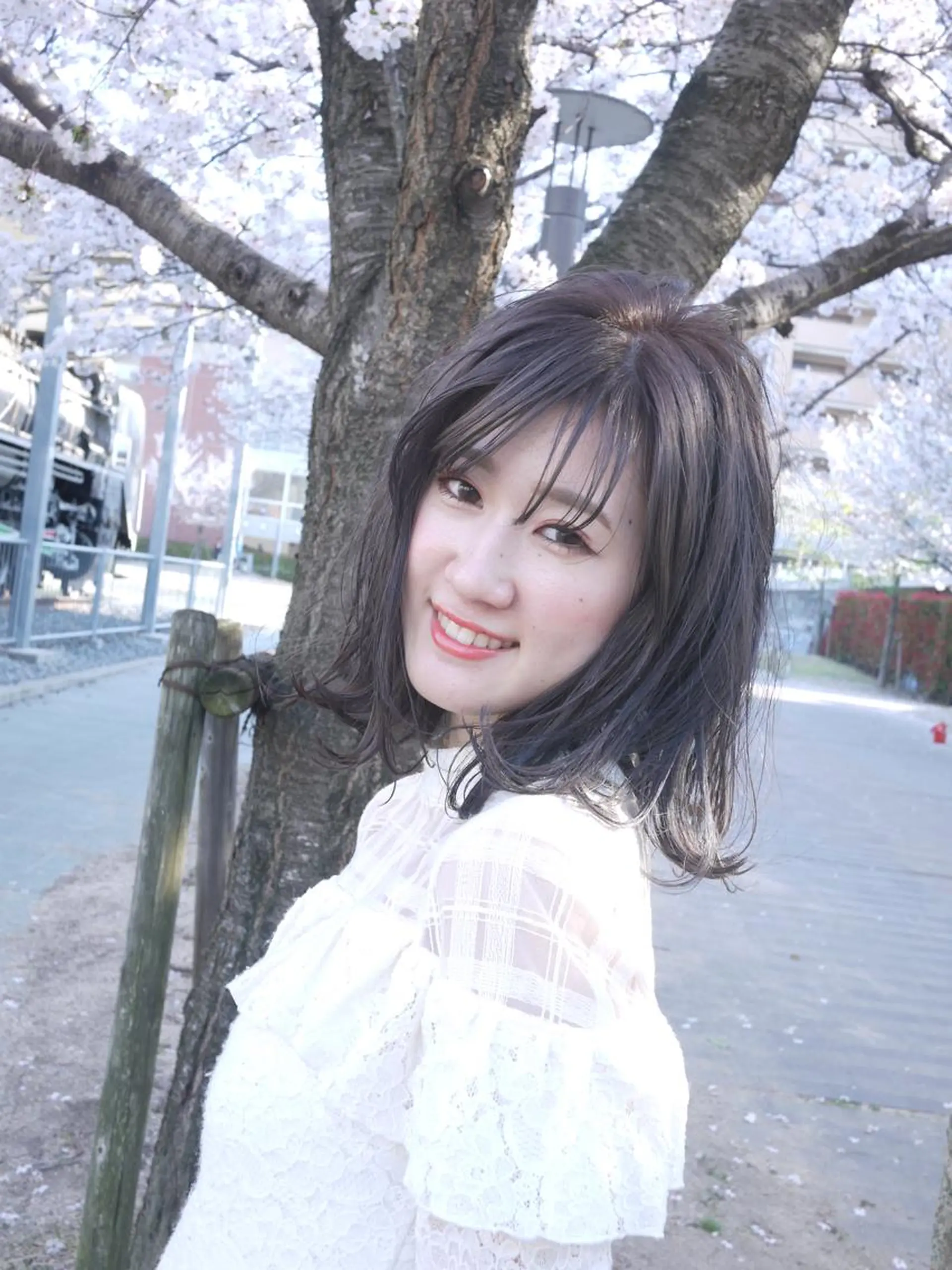 ミディアム ハイライト カット ヘアカラー 藤井 一輝のヘアスタイル