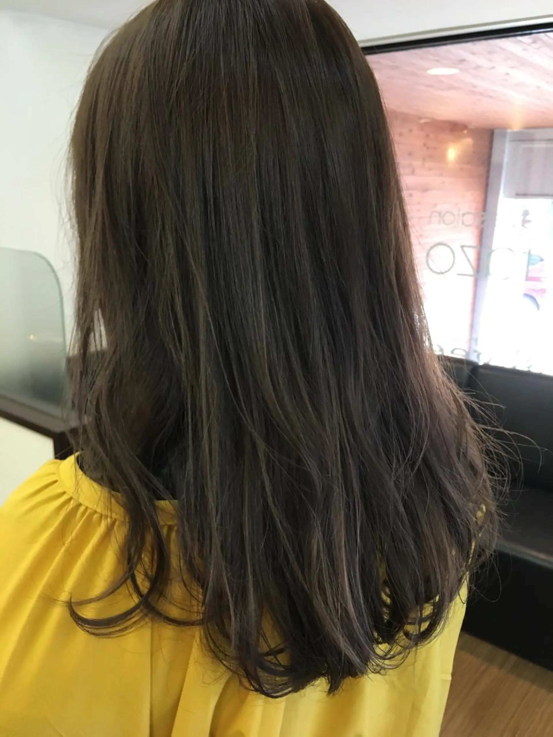 ロング カラー カット ヘアカラー トリートメント 萌花　moeka /韓国/レイヤーのヘアスタイル