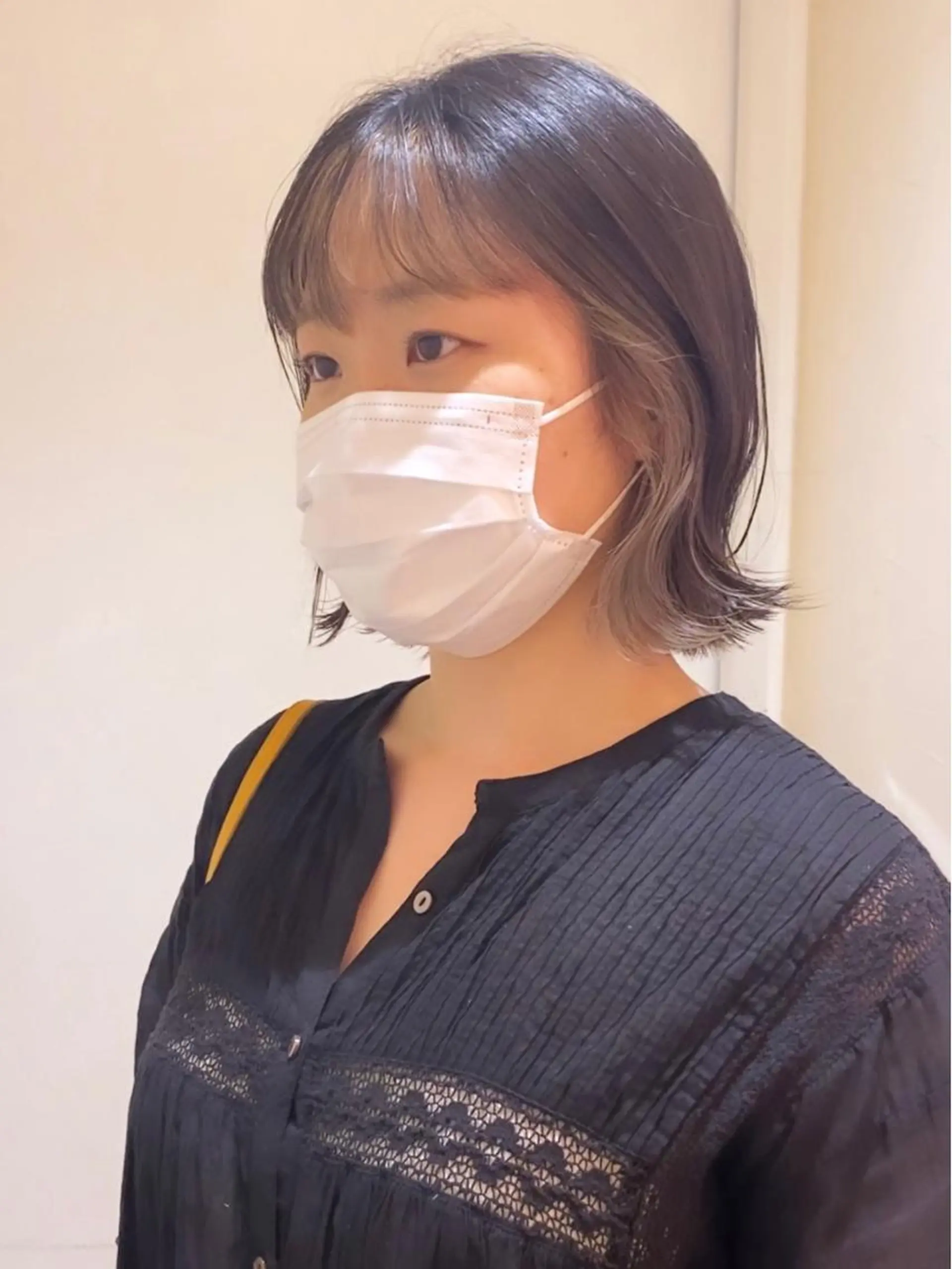 ショート カラー ベージュカラー ブリーチ ハイトーンカラー インナーカラー ミルクティーベージュ ✨BASSA 【高田馬場】✨のヘアスタイル