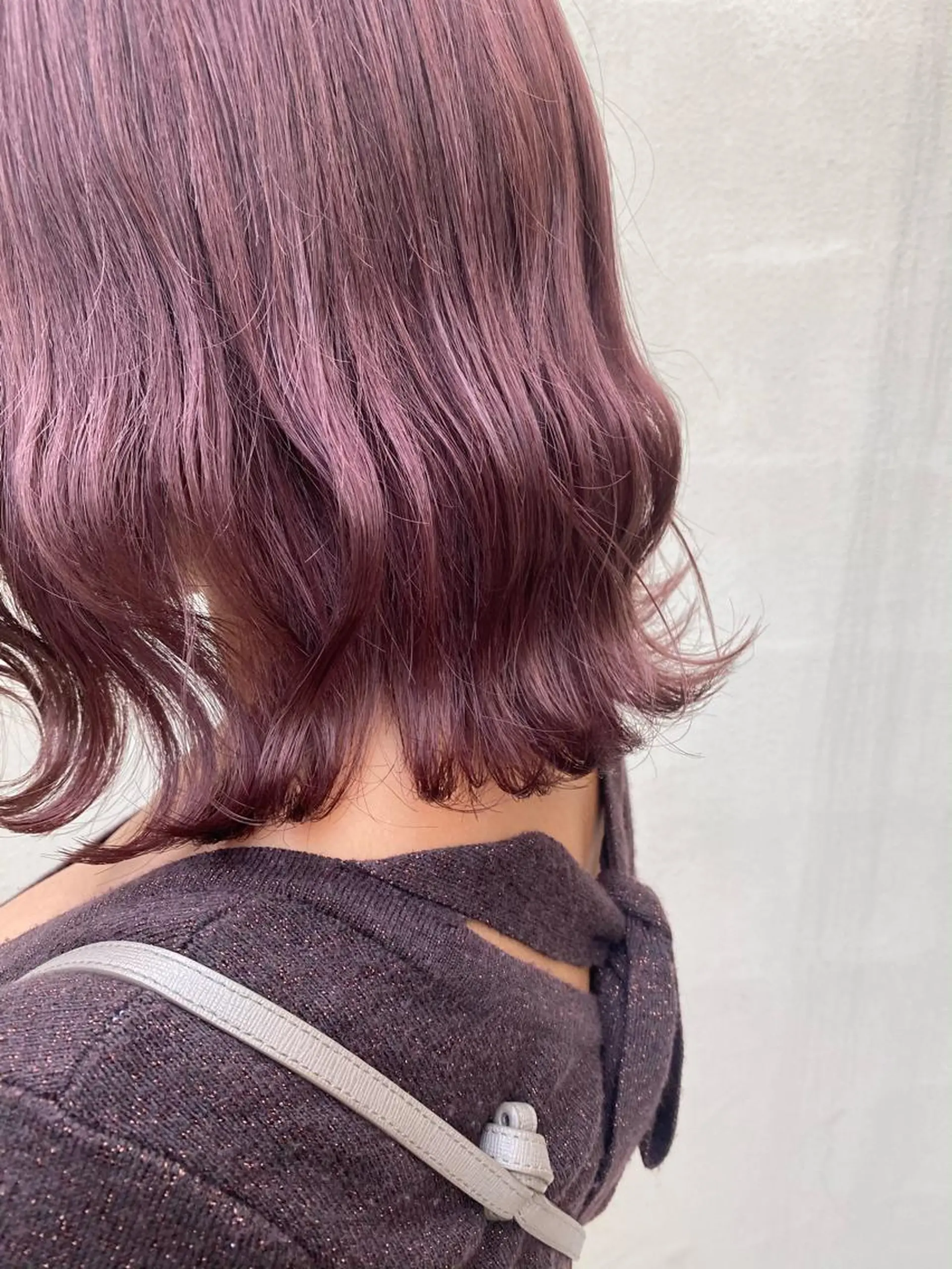 ミディアム カット ヘアカラー トリートメント 丸山 史香のヘアスタイル