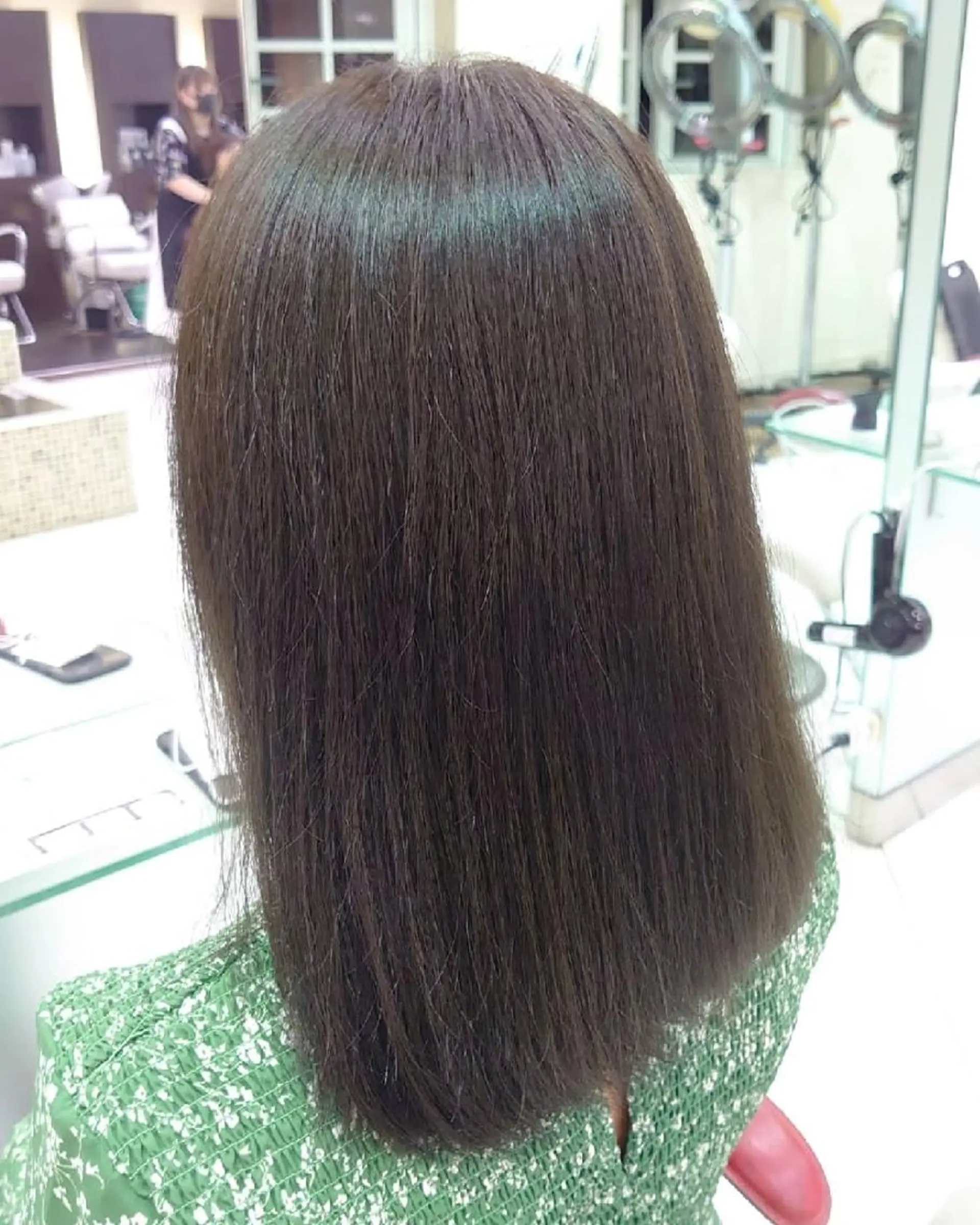 ミディアム カラー ヘアアレンジ 大卒美容師  一ノ瀬 凌のヘアスタイル
