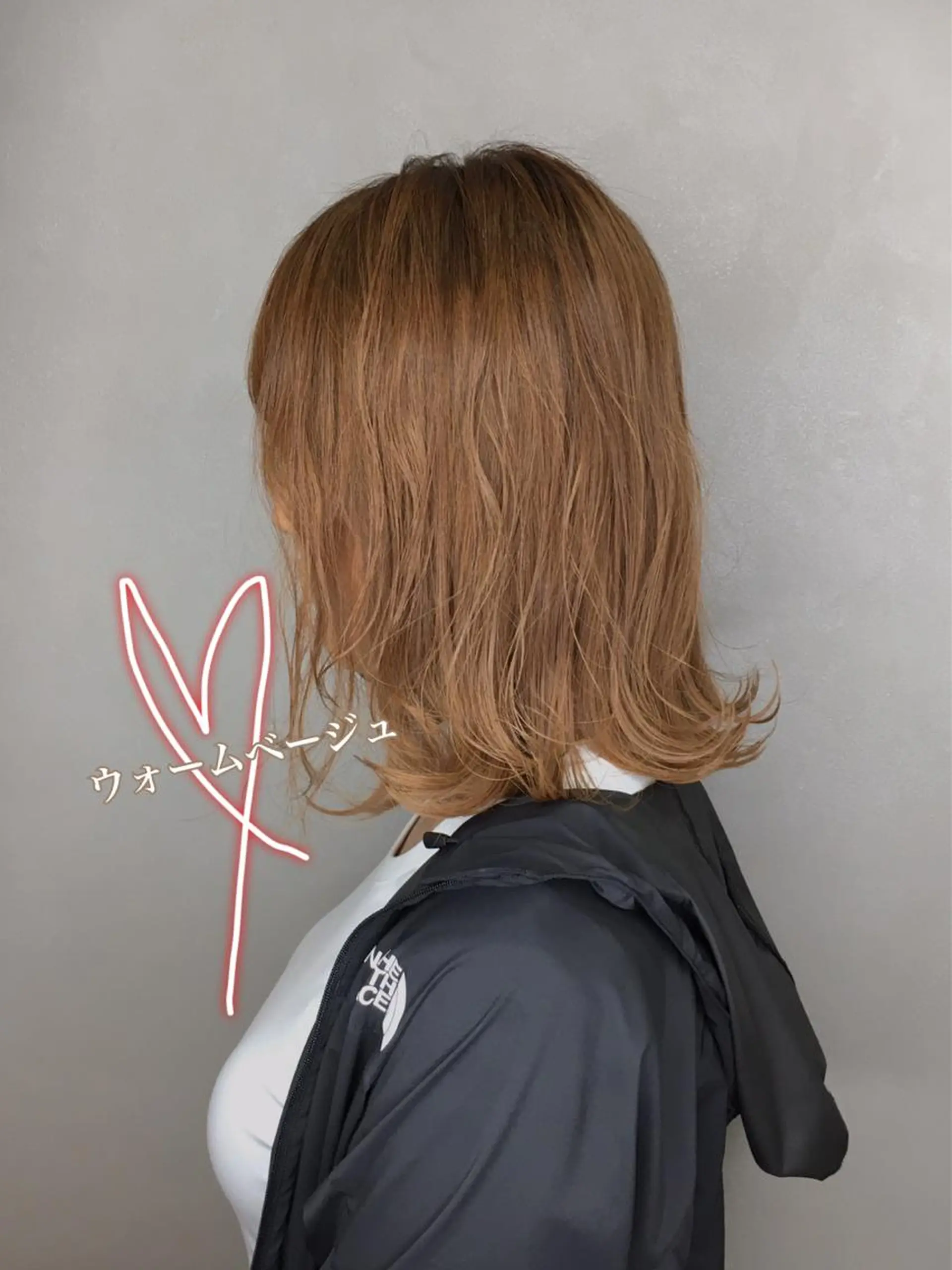 ミディアム ヘアカラー トリートメント トップスタイリスト 江口 稜亮のヘアスタイル