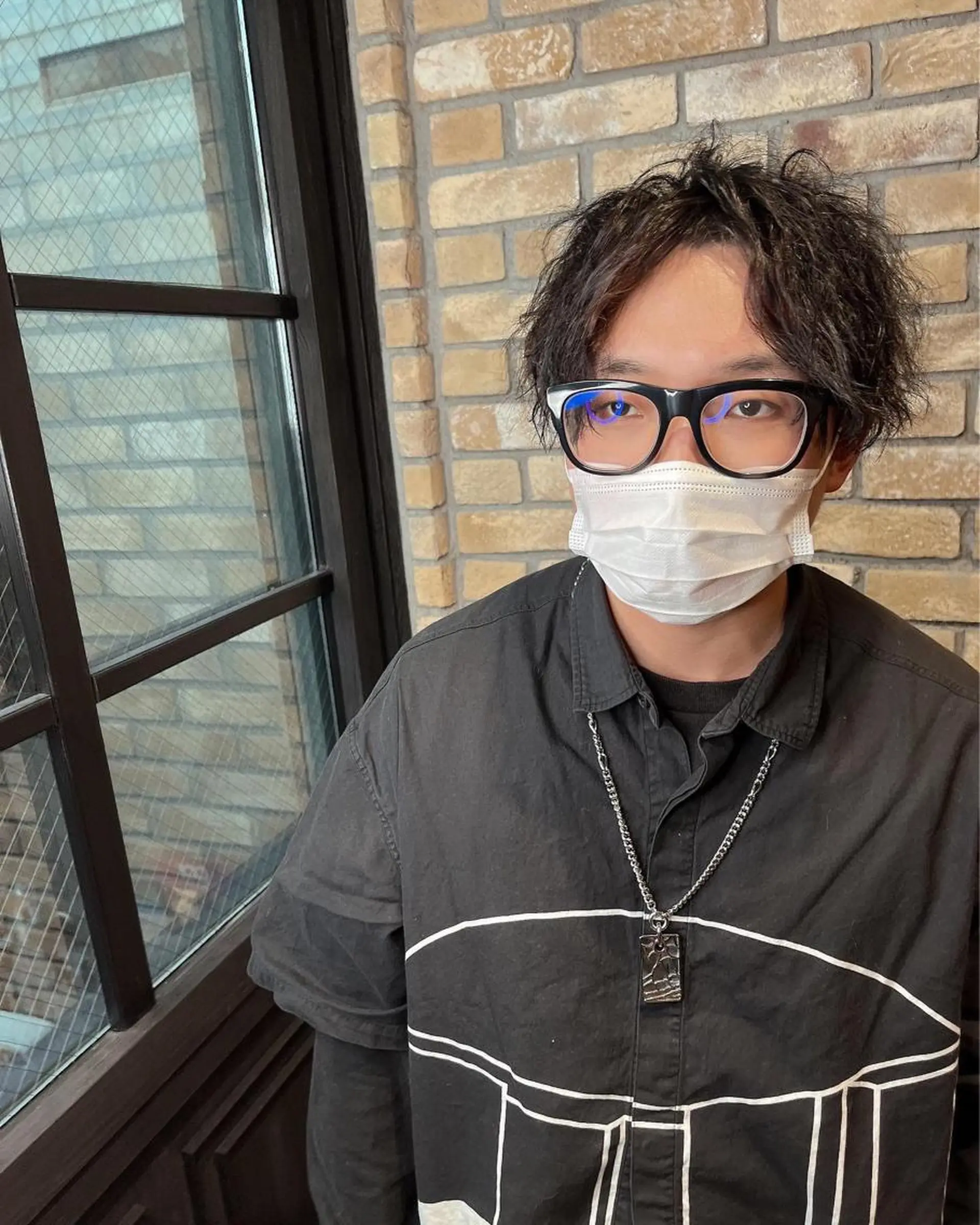 パーマ メンズ センターパート マッシュ メンズパーマ ツイストスパイラルパーマ スパイラルパーマ カット パーマ トリートメント Monan渋谷所属・Monan渋谷 YUUKIのヘアスタイル