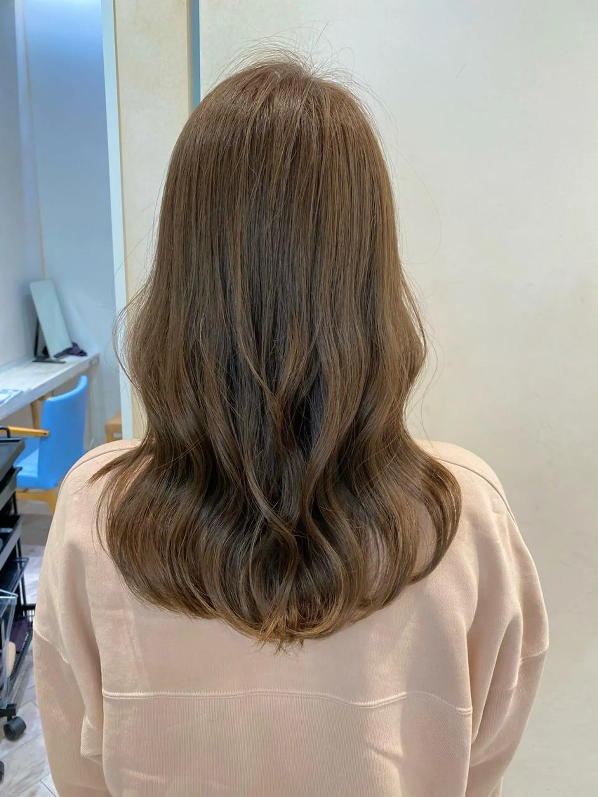 ロング カラー On所属・顔まわりカット🌟 くびれヘア/寺門遥輝のヘアスタイル