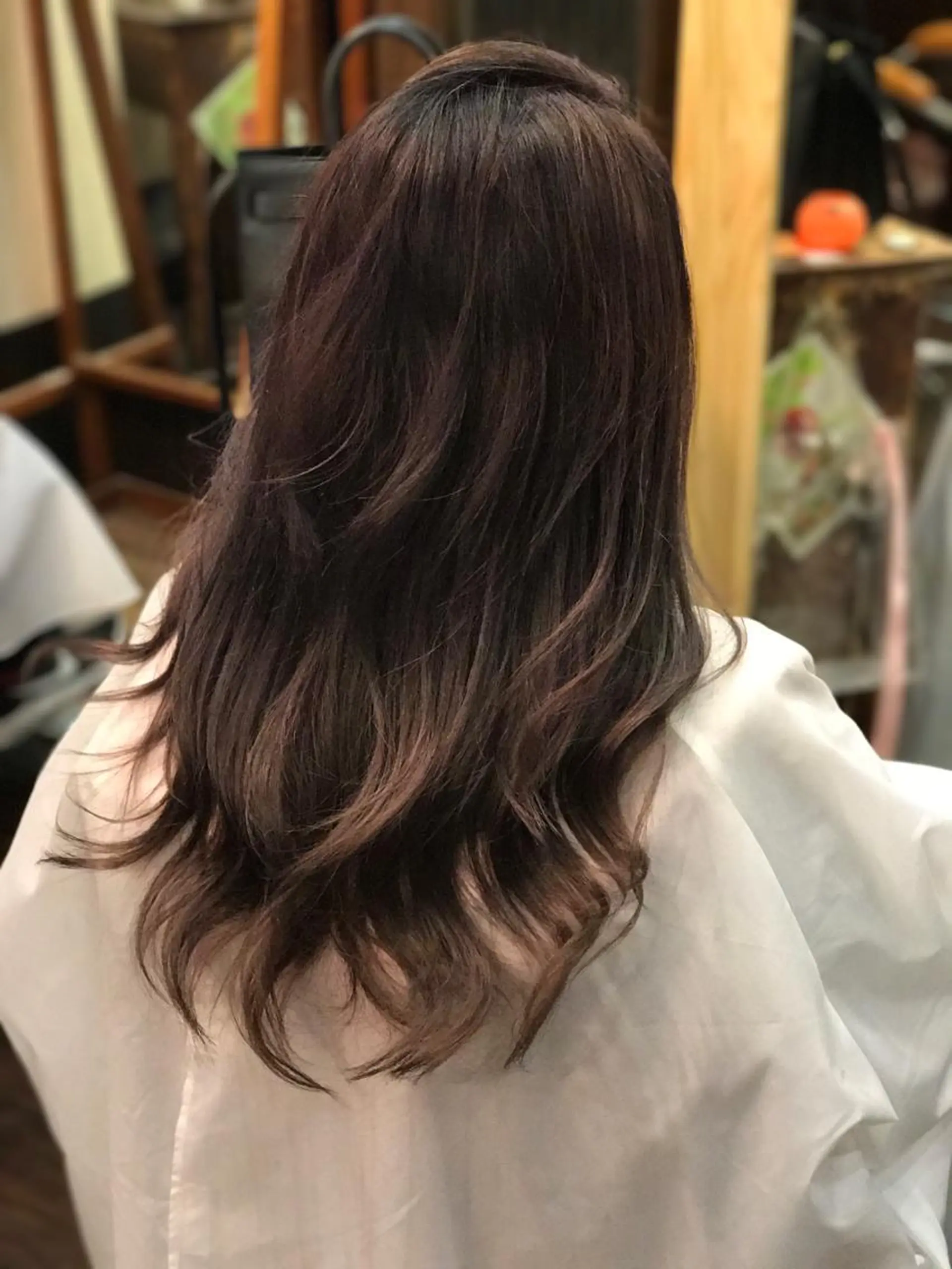 ロング カラー アッシュ バイオレットカラー バイオレットアッシュ ていねい技術No.1 🌈諏訪 健太のヘアスタイル