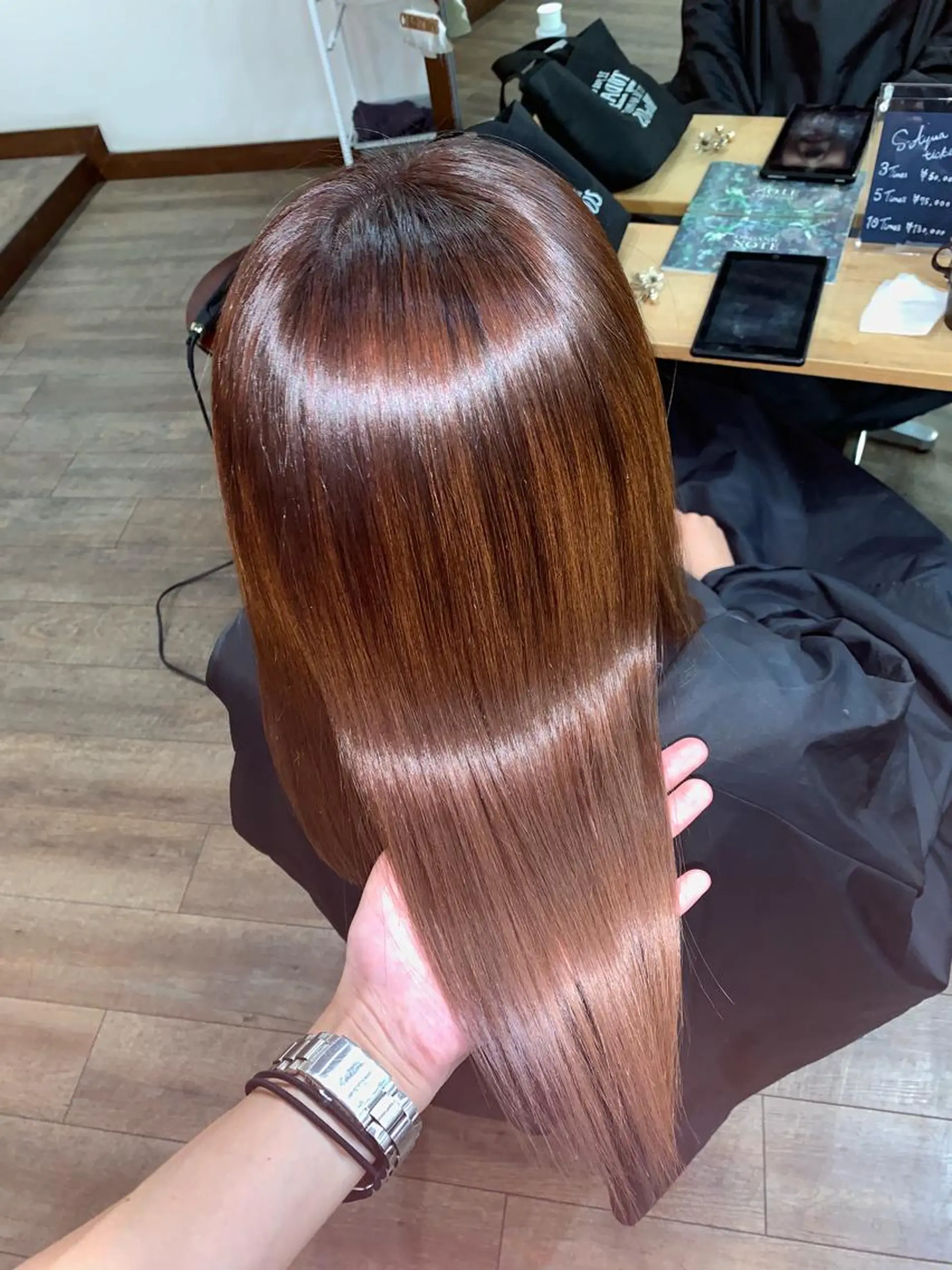 セミロング 縮毛矯正/髪質改善 井上智秀のヘアスタイル