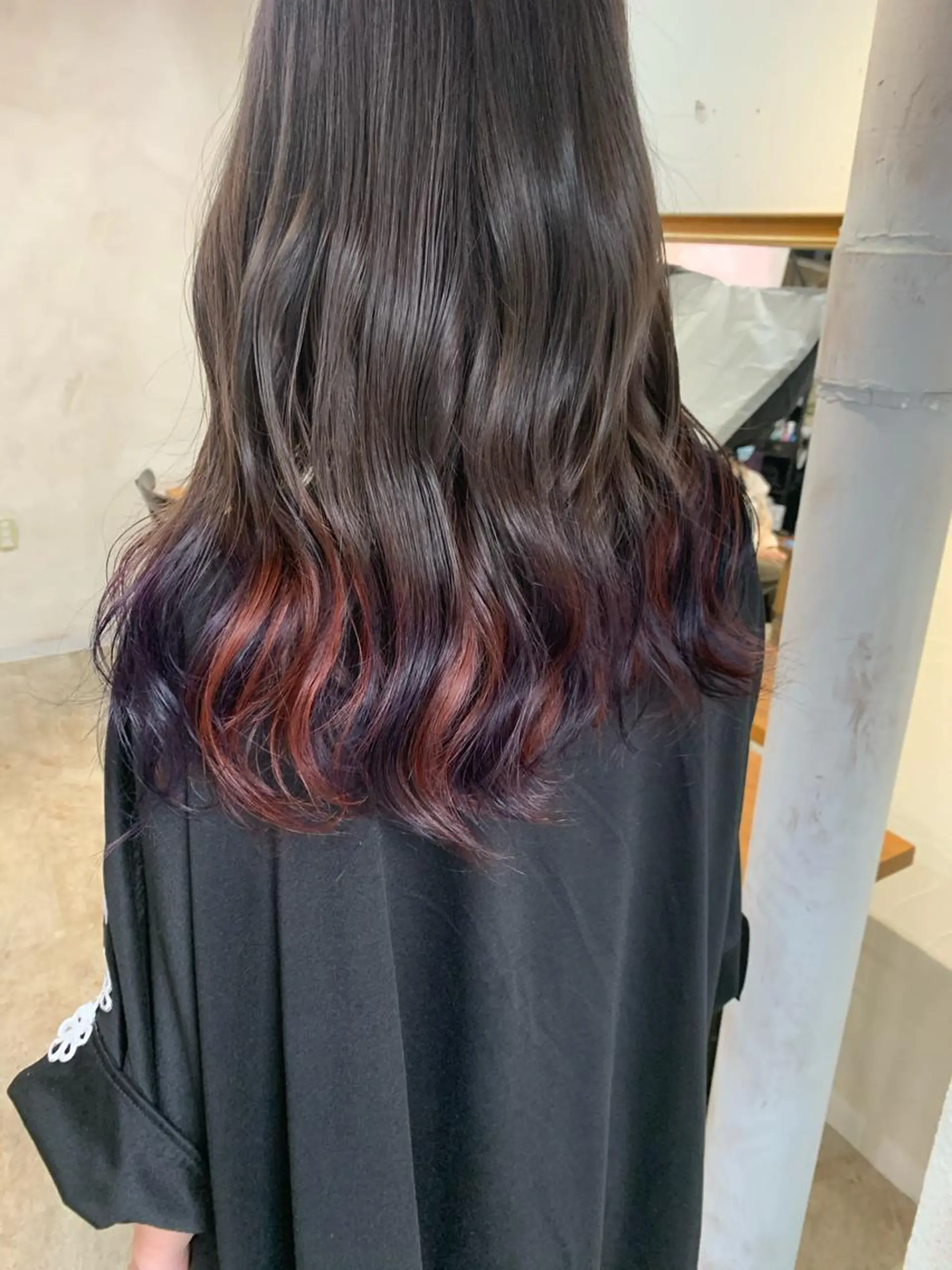 セミロング カラー ヘアカラー トリートメント 透明感カラー特化型 NAOKIのヘアスタイル