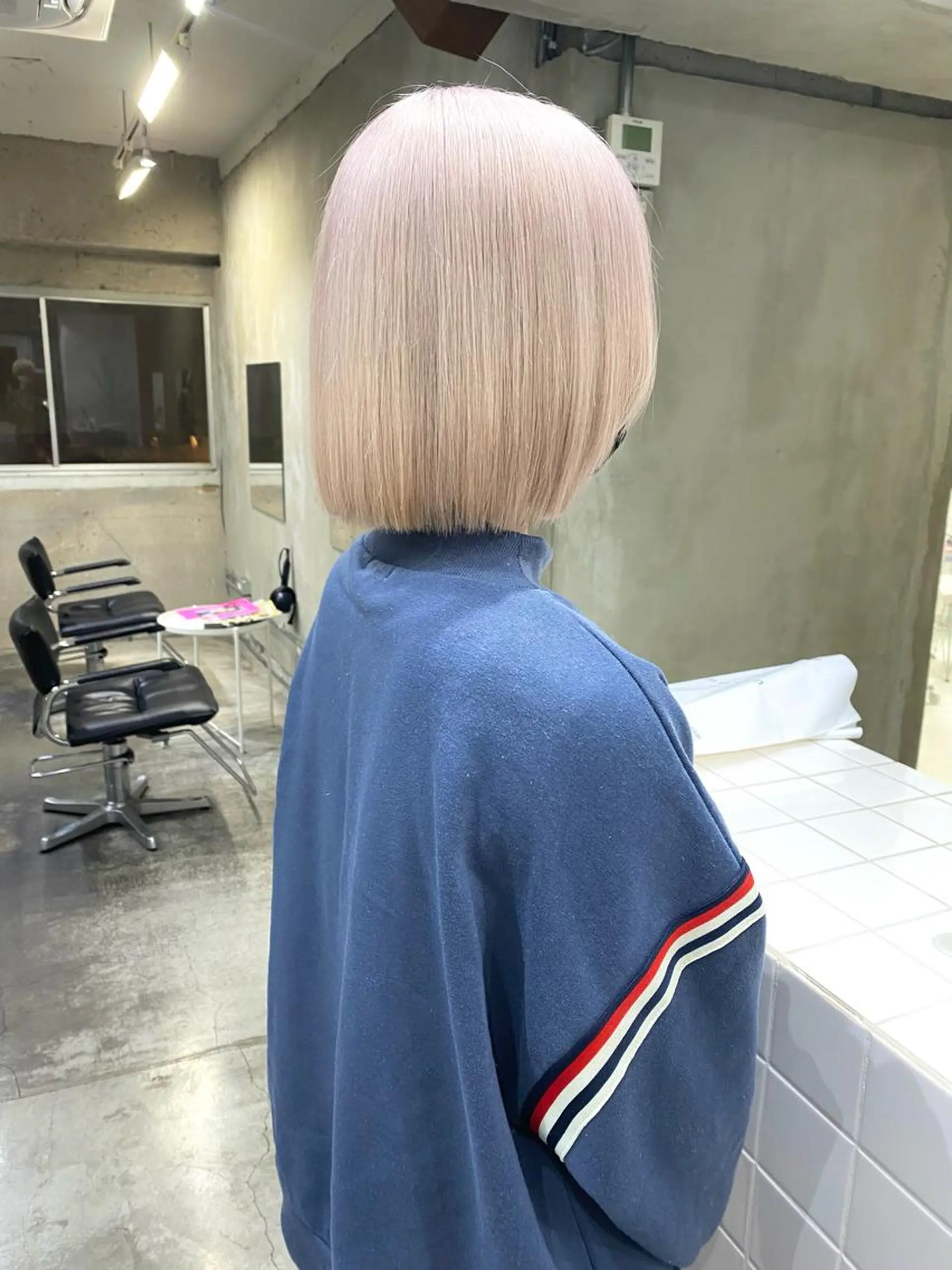 ショート カラー ヘアアレンジ メンズ 抜きっぱなしブロンド ササキカズマのヘアスタイル