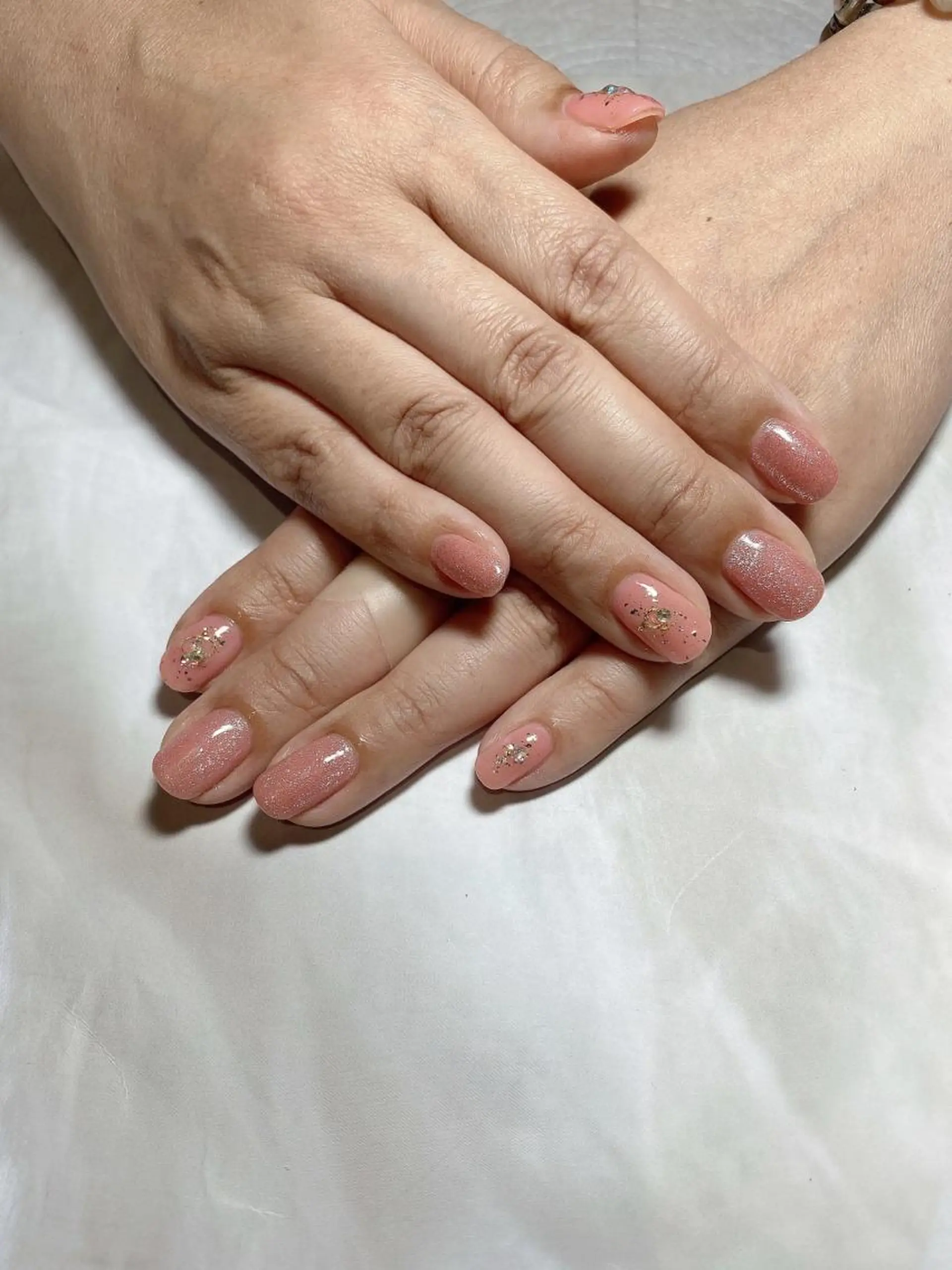 ネイル キラキラネイル マグネットネイル ハンドネイル フットネイル ハンドケア nail salon  AlgeTy所属・✴︎:.｡. MAKI.｡.:✴︎のネイルデザイン